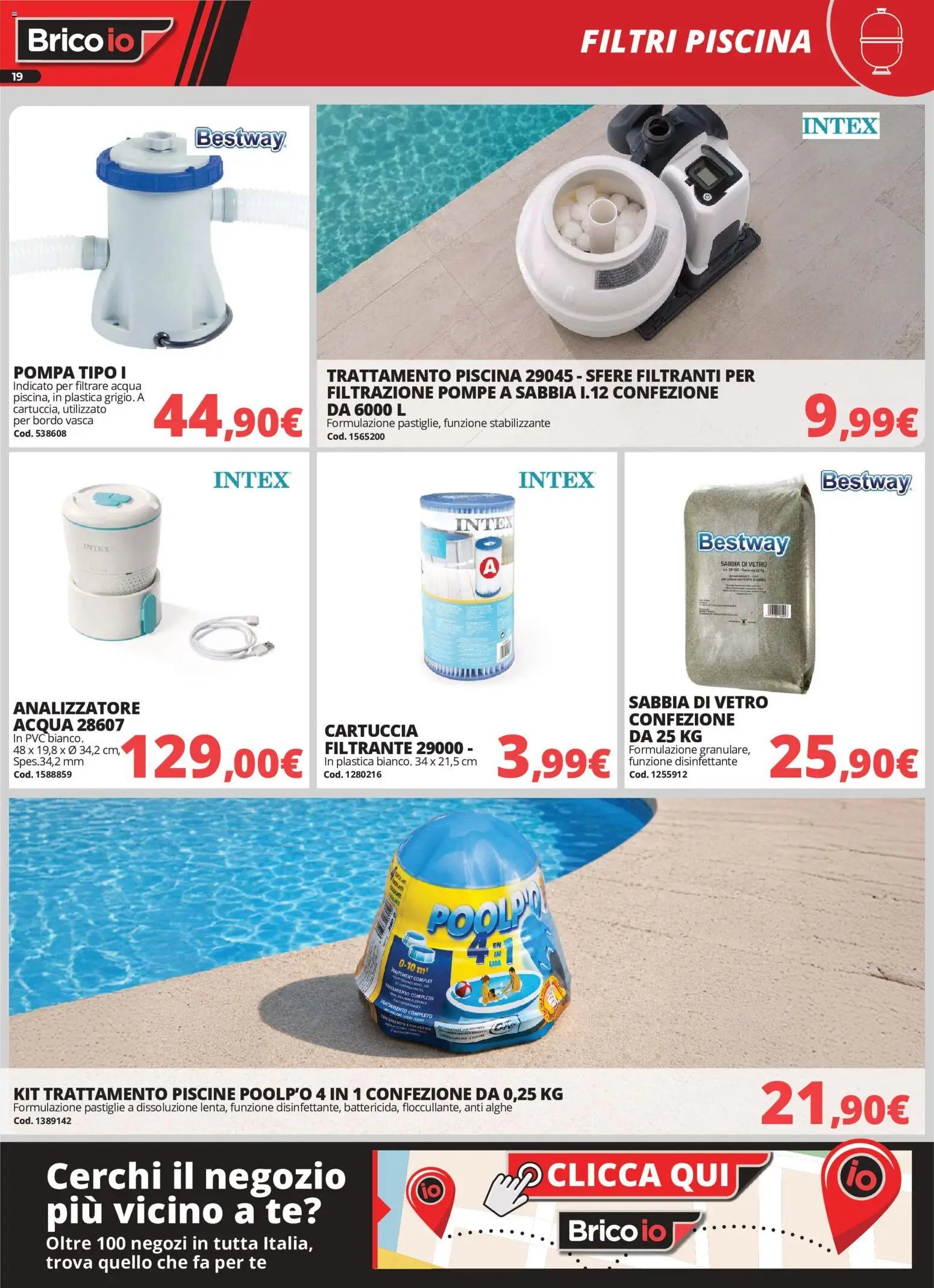 Brico io volantino Piscine