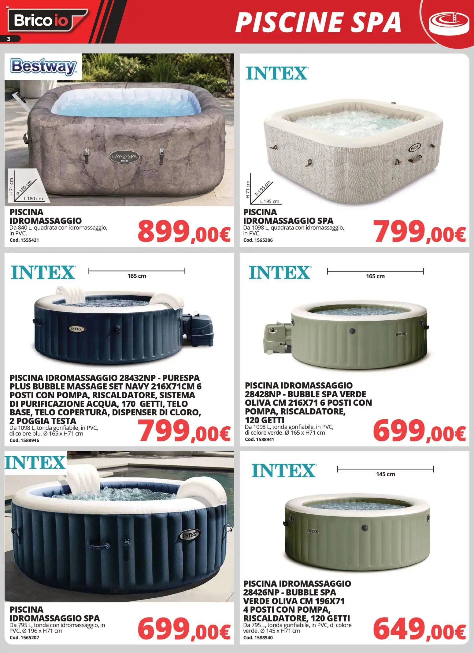 Brico io volantino Piscine