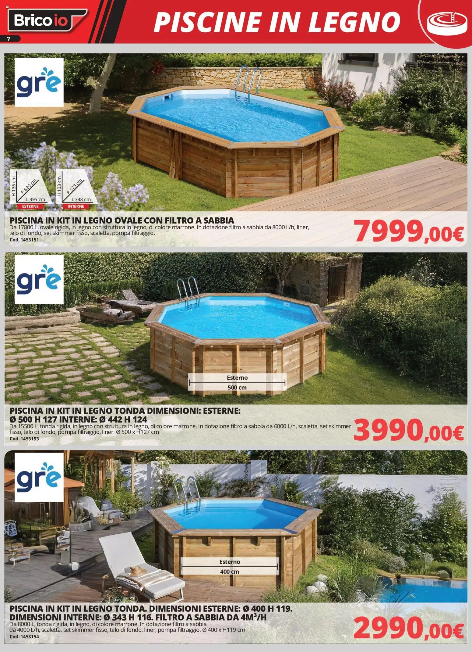 Brico io volantino Piscine