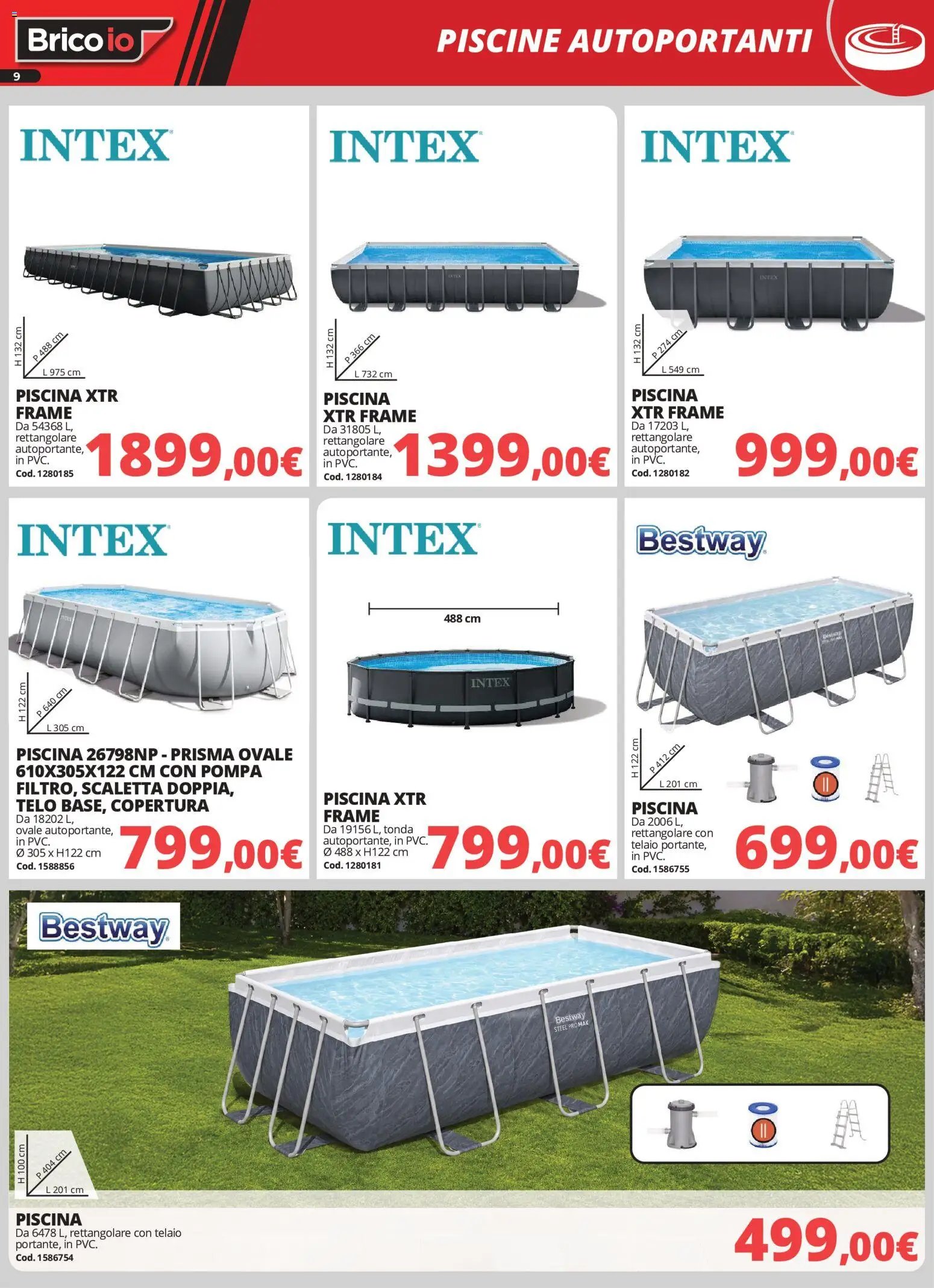 Brico io volantino Piscine