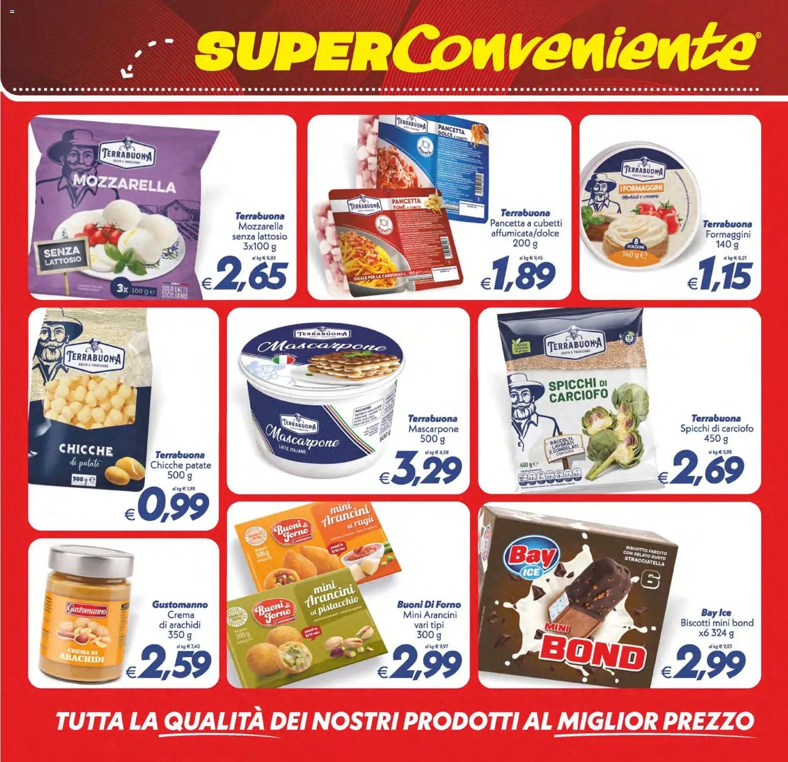 SuperConveniente volantino Caltanissetta, San Cataldo, Avola, Lascari, Milazzo, Barcellona