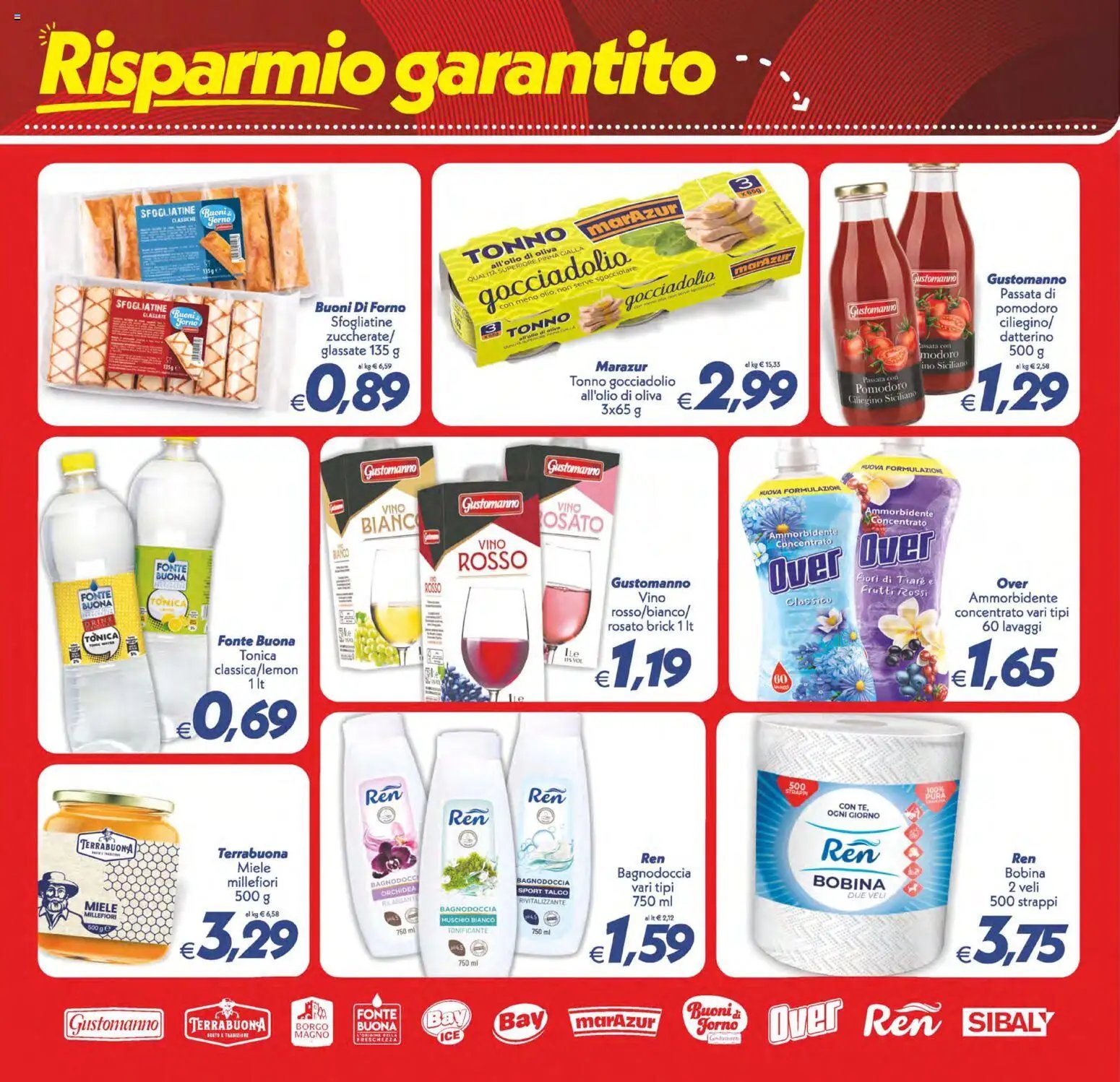 SuperConveniente volantino Caltanissetta, San Cataldo, Avola, Lascari, Milazzo, Barcellona