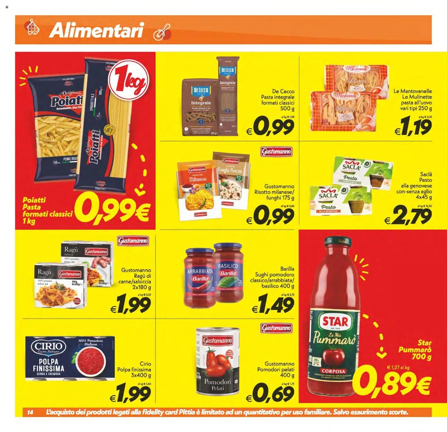 SuperConveniente volantino Caltanissetta, San Cataldo, Avola, Lascari, Milazzo, Barcellona