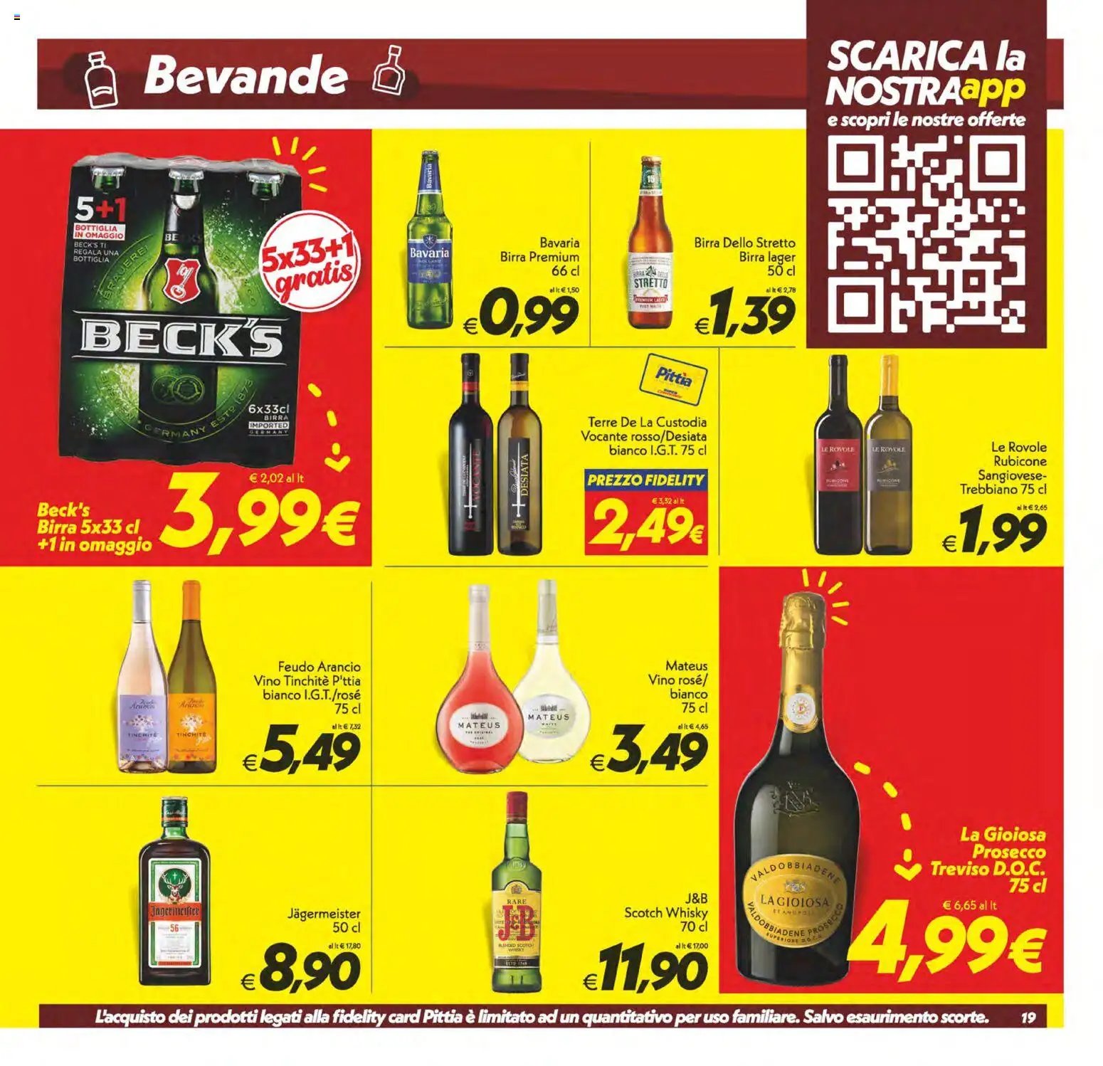 SuperConveniente volantino Caltanissetta, San Cataldo, Avola, Lascari, Milazzo, Barcellona