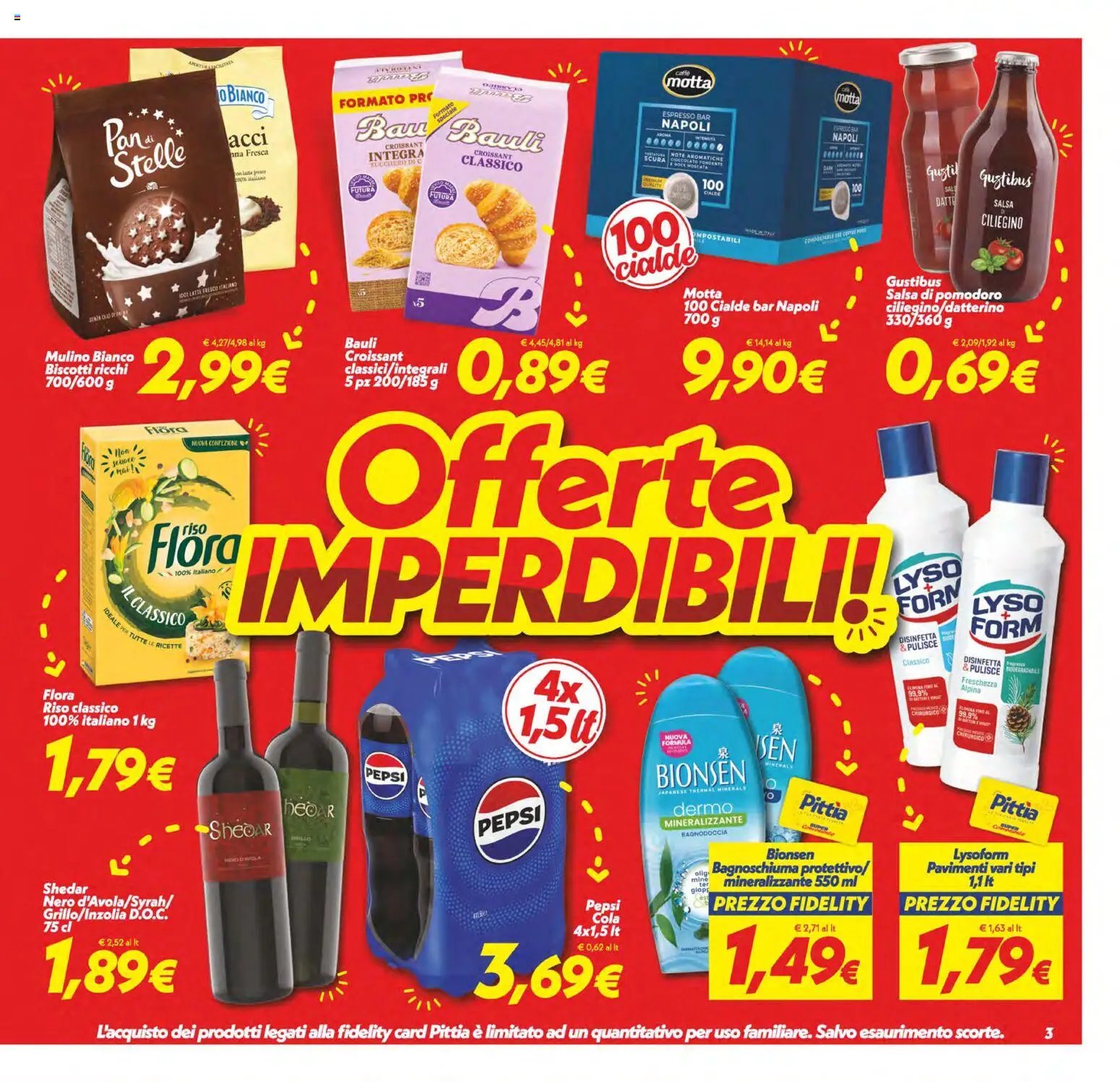 SuperConveniente volantino Caltanissetta, San Cataldo, Avola, Lascari, Milazzo, Barcellona