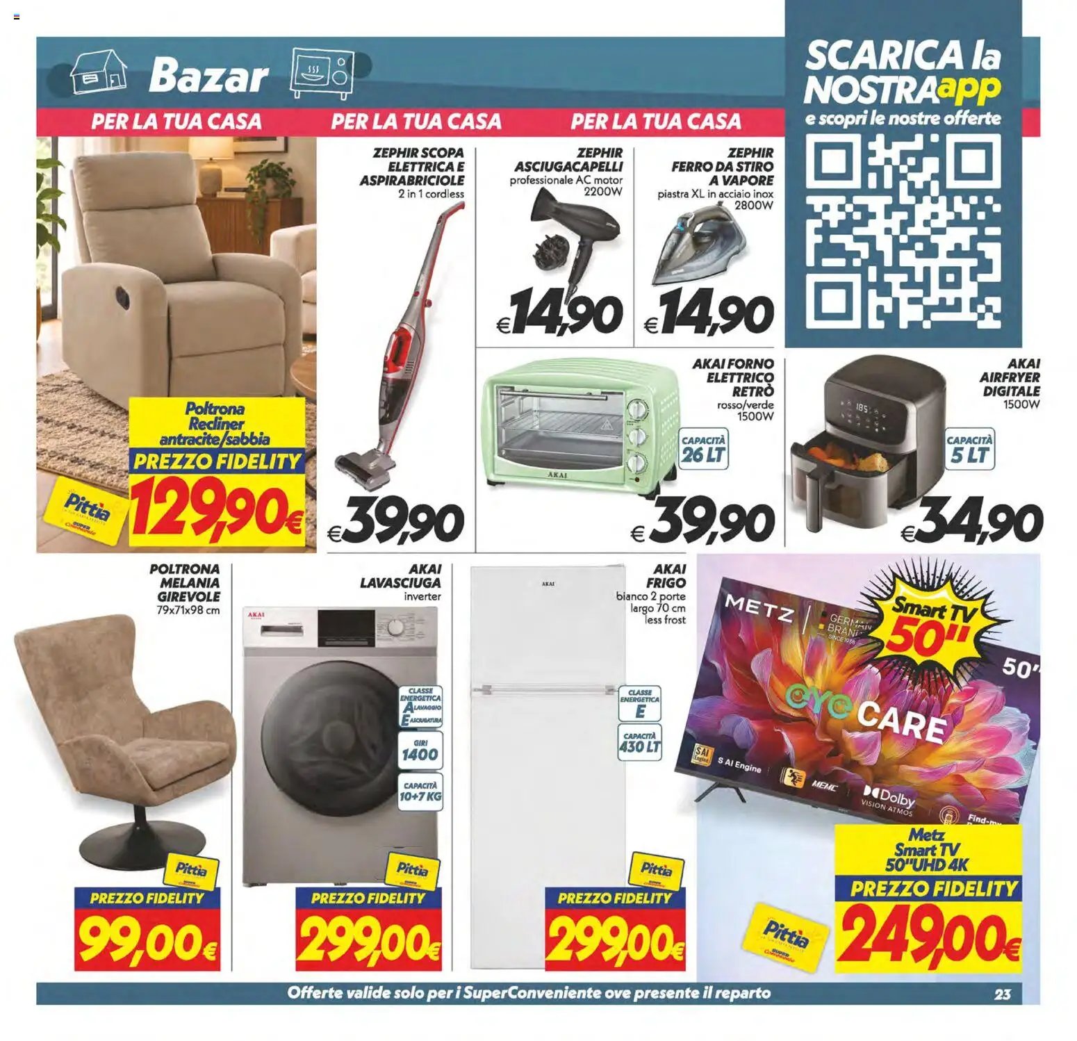 SuperConveniente volantino Caltanissetta, San Cataldo, Avola, Lascari, Milazzo, Barcellona