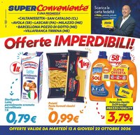 SuperConveniente volantino Caltanissetta, San Cataldo, Avola, Lascari, Milazzo, Barcellona