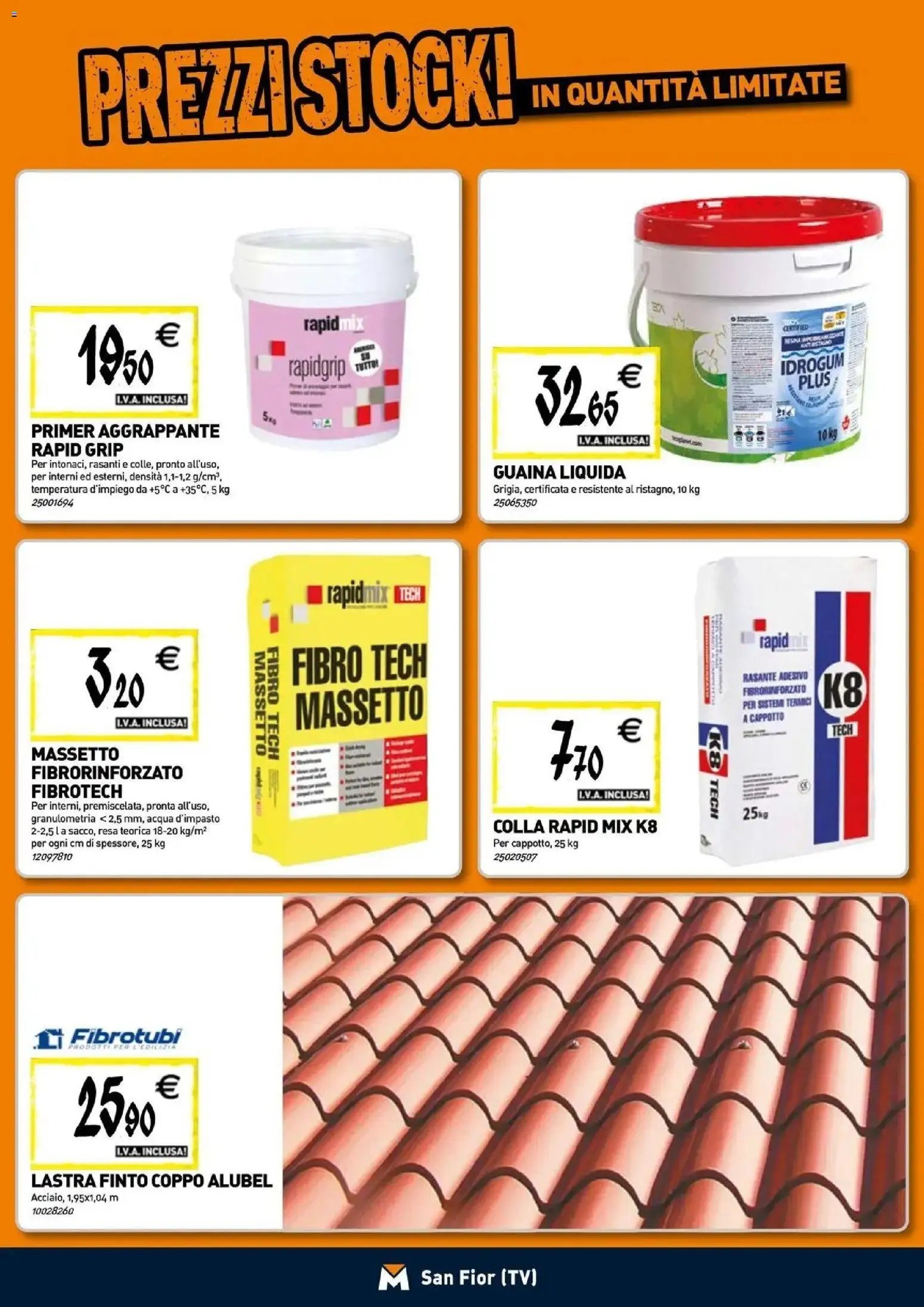 TECNOMAT - Straordinari prezzi stock!