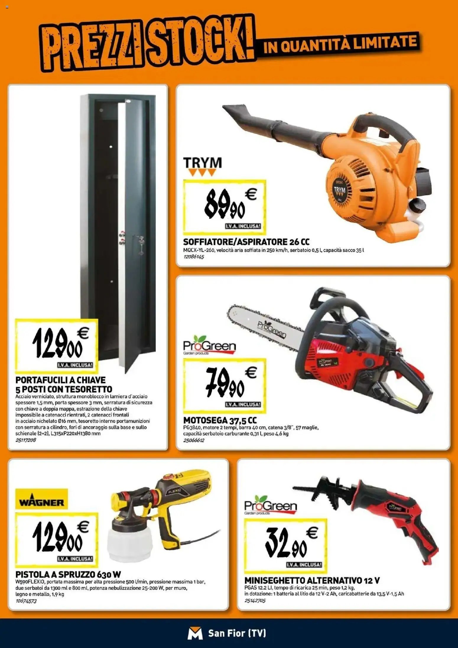 TECNOMAT - Straordinari prezzi stock!