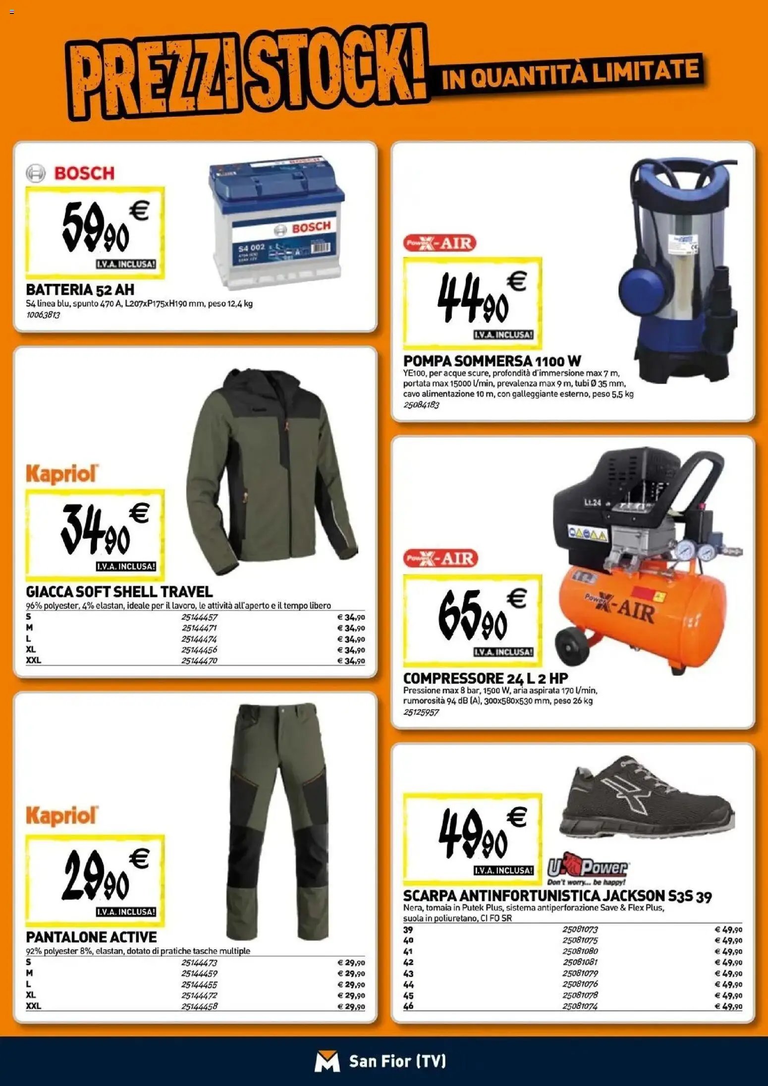 TECNOMAT - Straordinari prezzi stock!