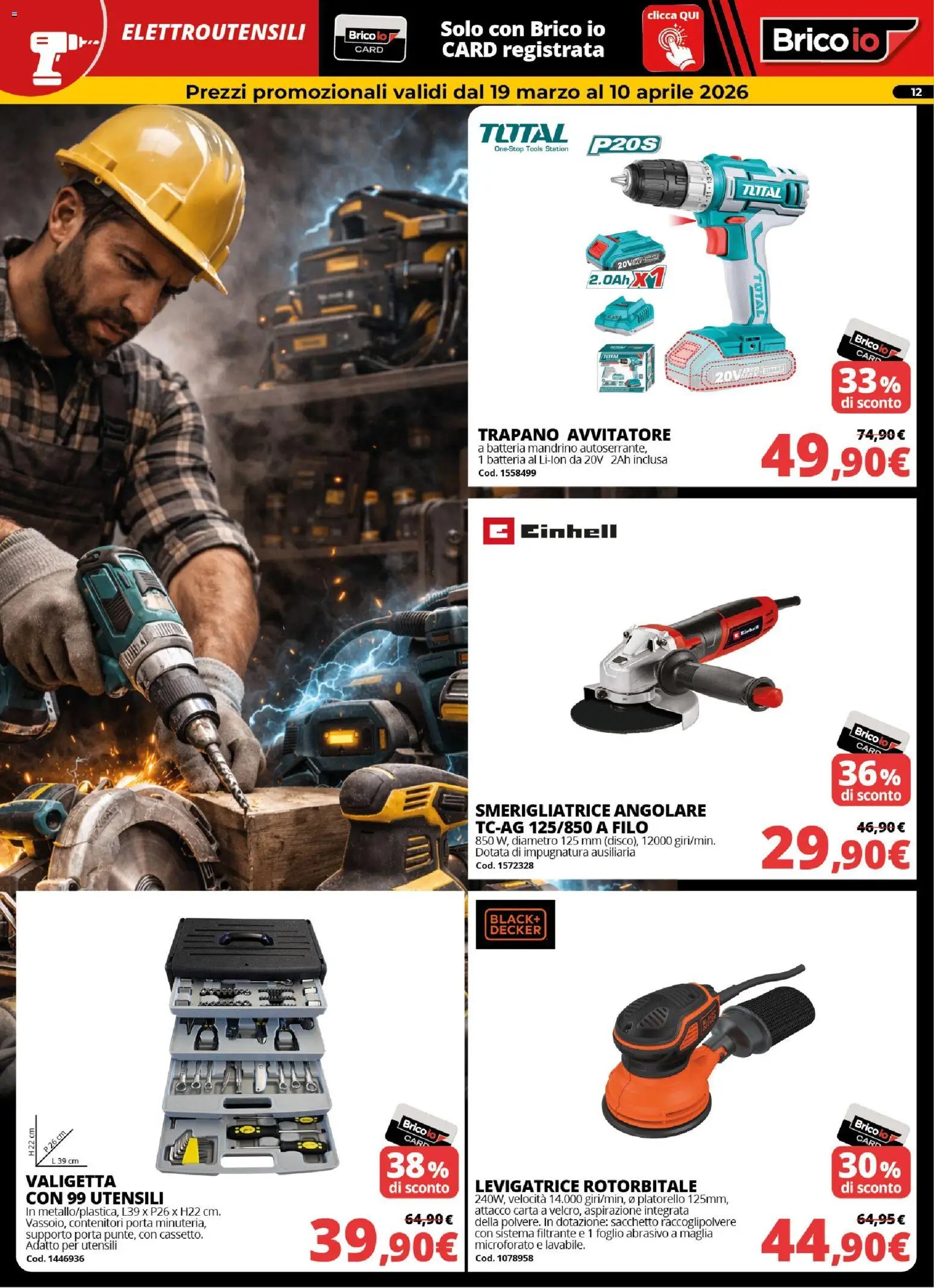 Brico io volantino Grande Apertura a Diano Castello (2026-03-19 - 2026-04-10)