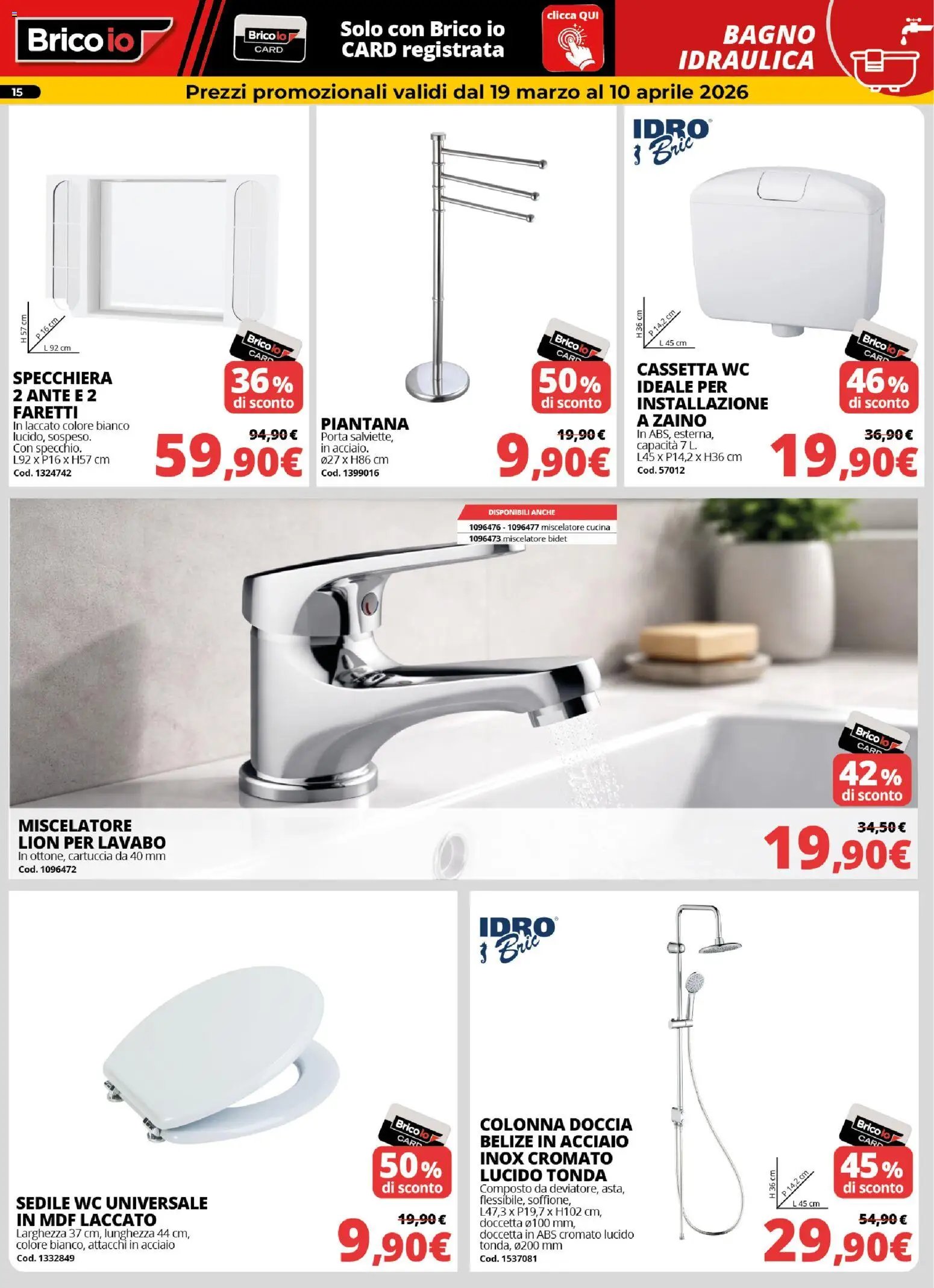 Brico io volantino Grande Apertura a Diano Castello (2026-03-19 - 2026-04-10)