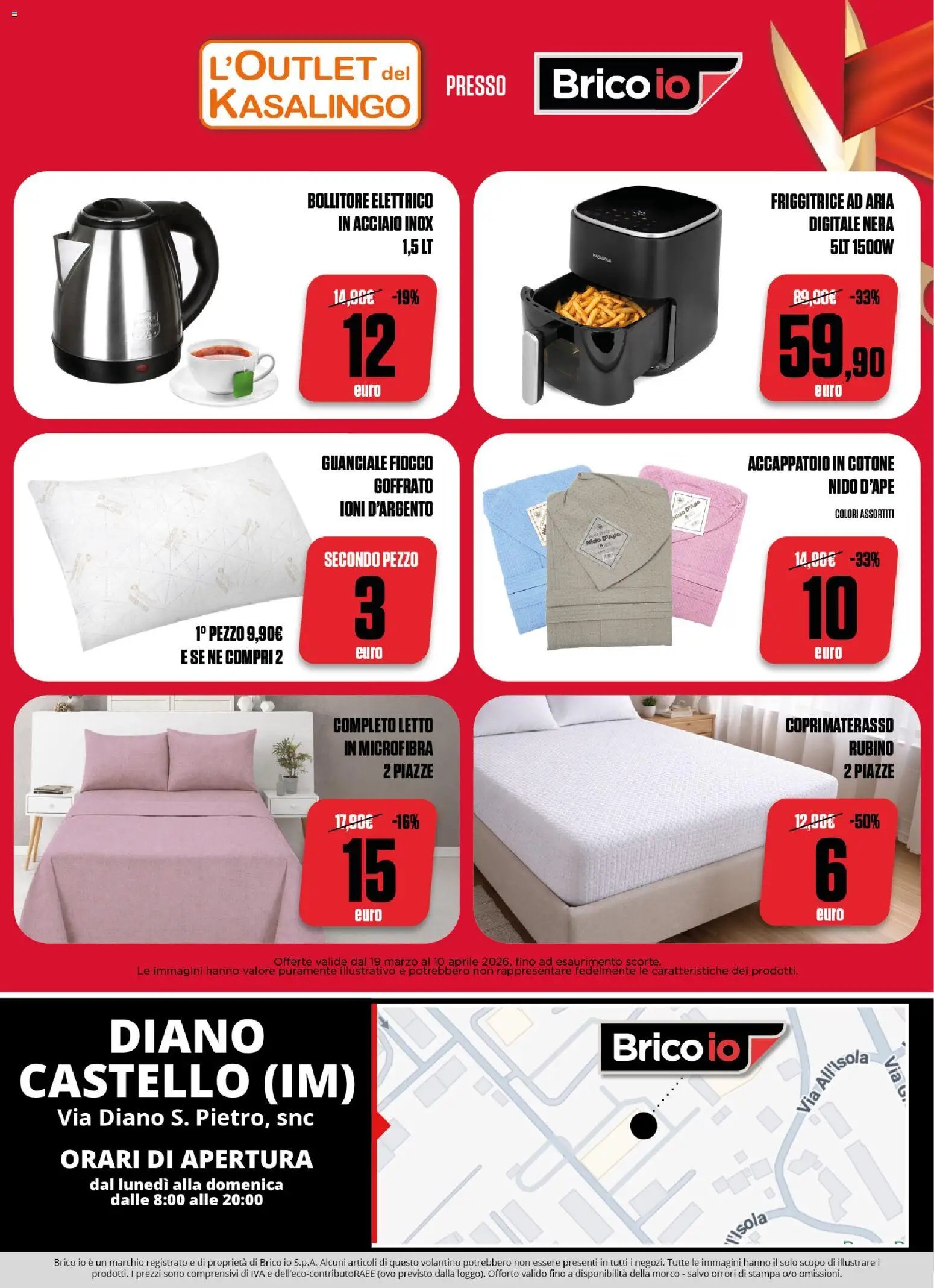 Brico io volantino Grande Apertura a Diano Castello (2026-03-19 - 2026-04-10)