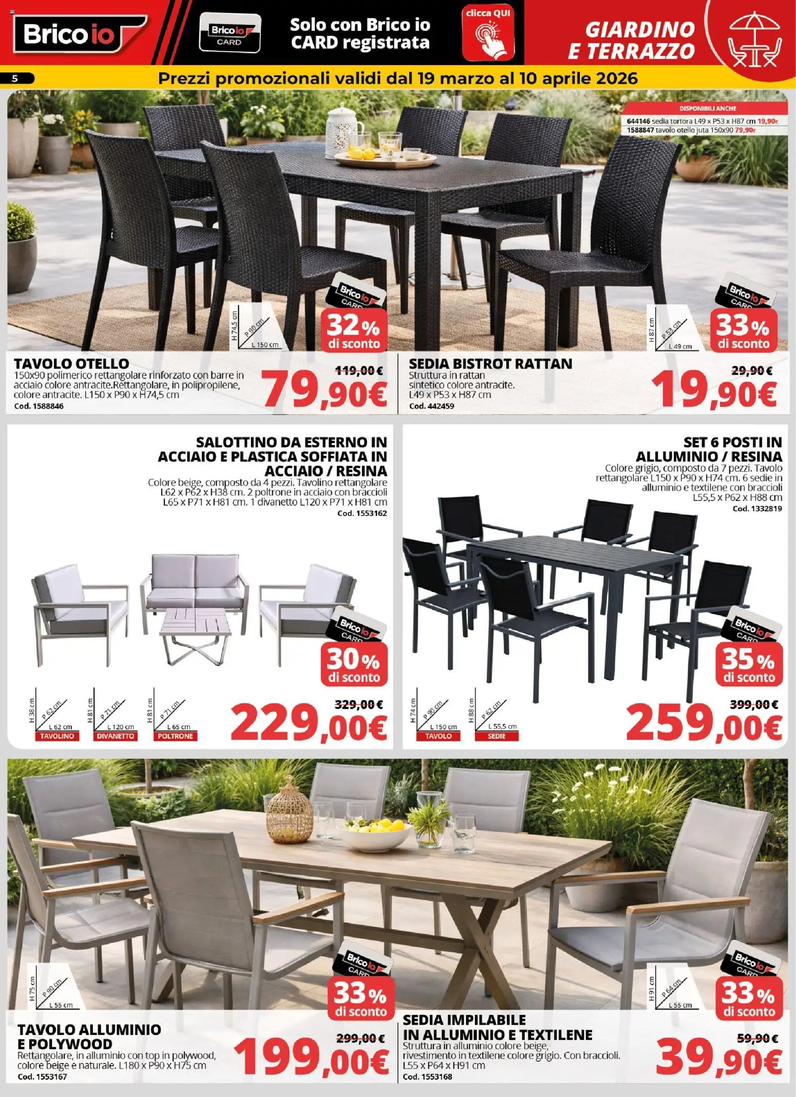 Brico io volantino Grande Apertura a Diano Castello (2026-03-19 - 2026-04-10)