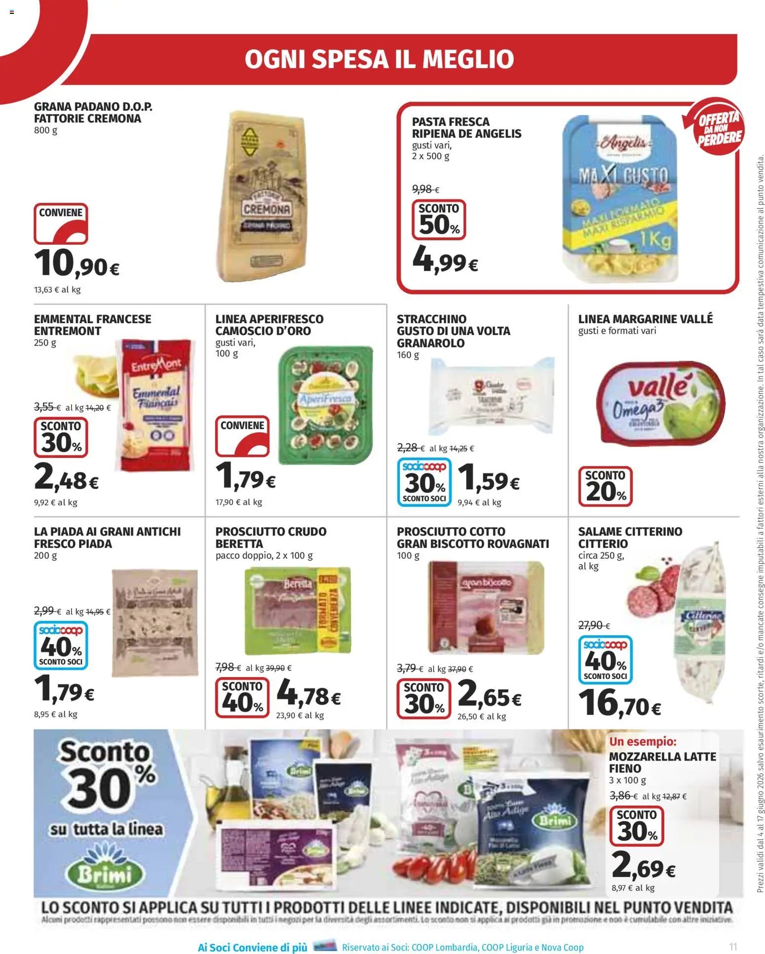 Ipercoop volantino Milano Bonola
