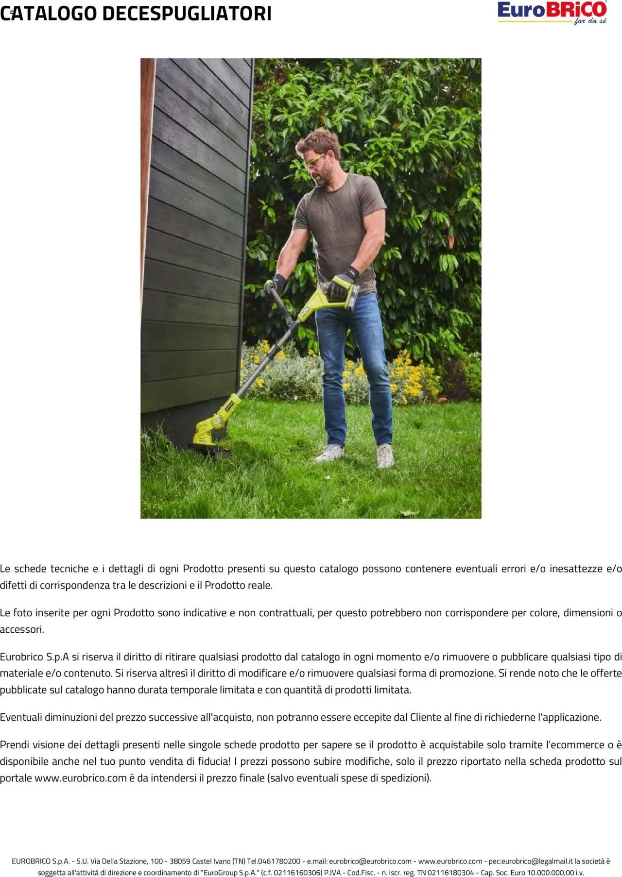 Eurobrico Decespugliatori catalogo