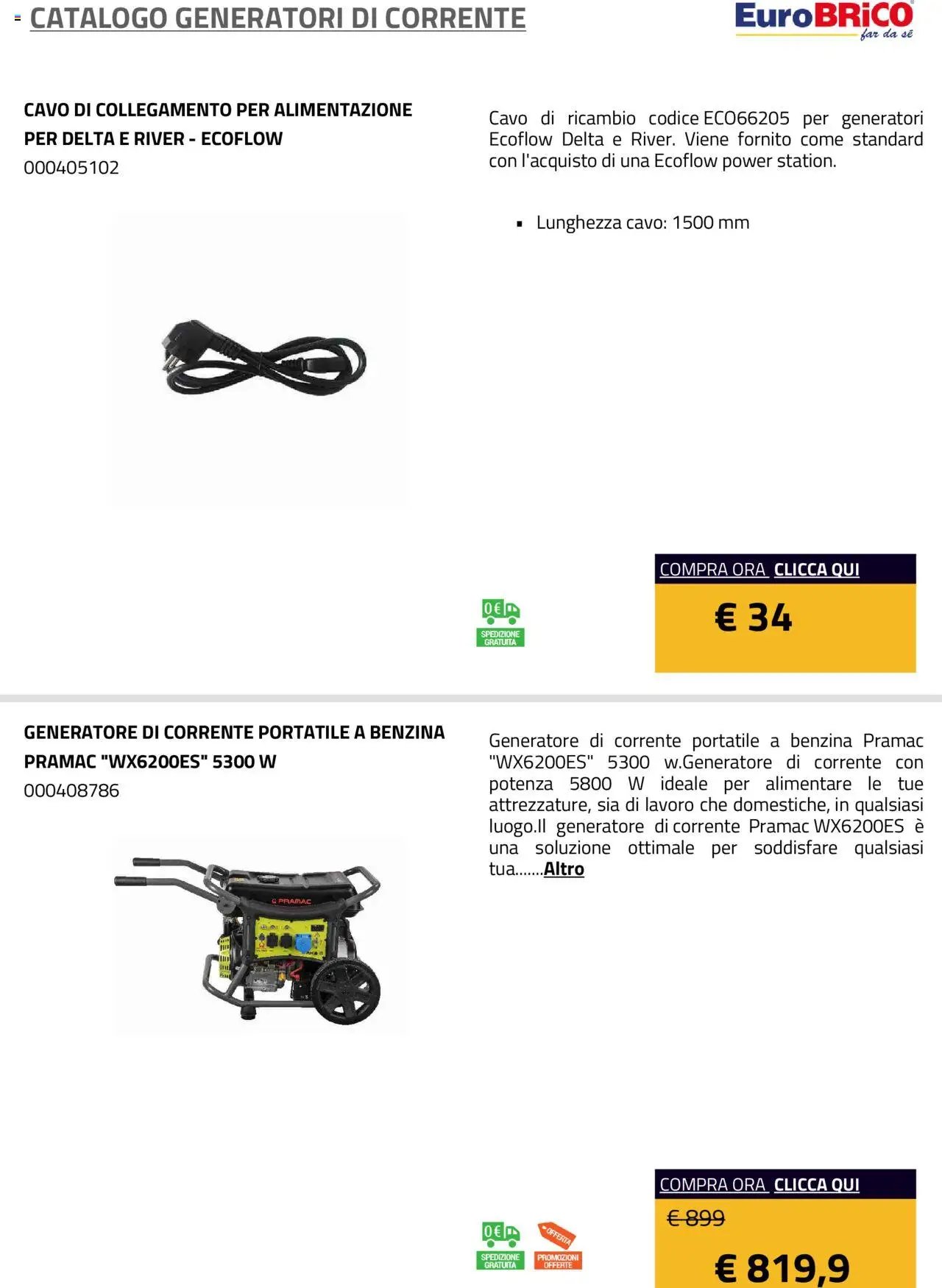 Eurobrico Generatori catalogo