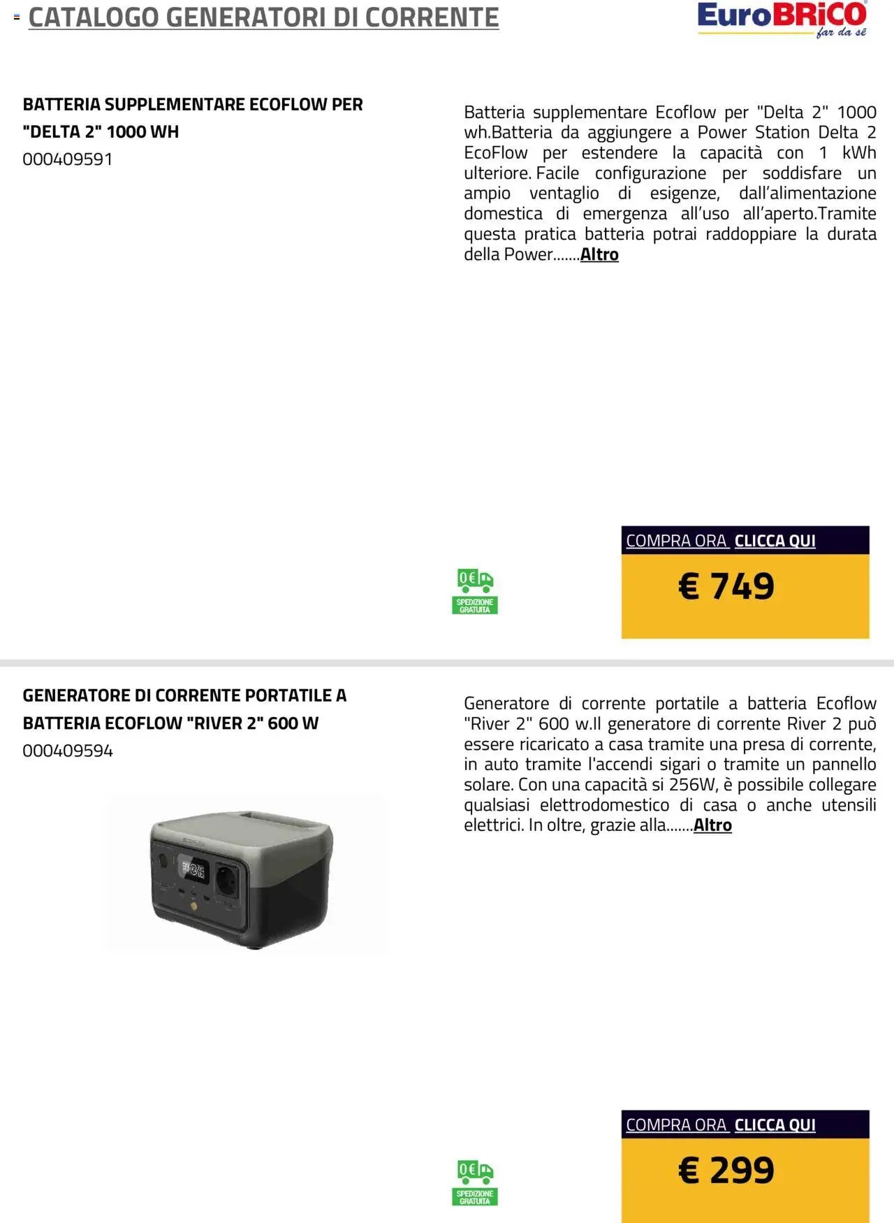 Eurobrico Generatori catalogo
