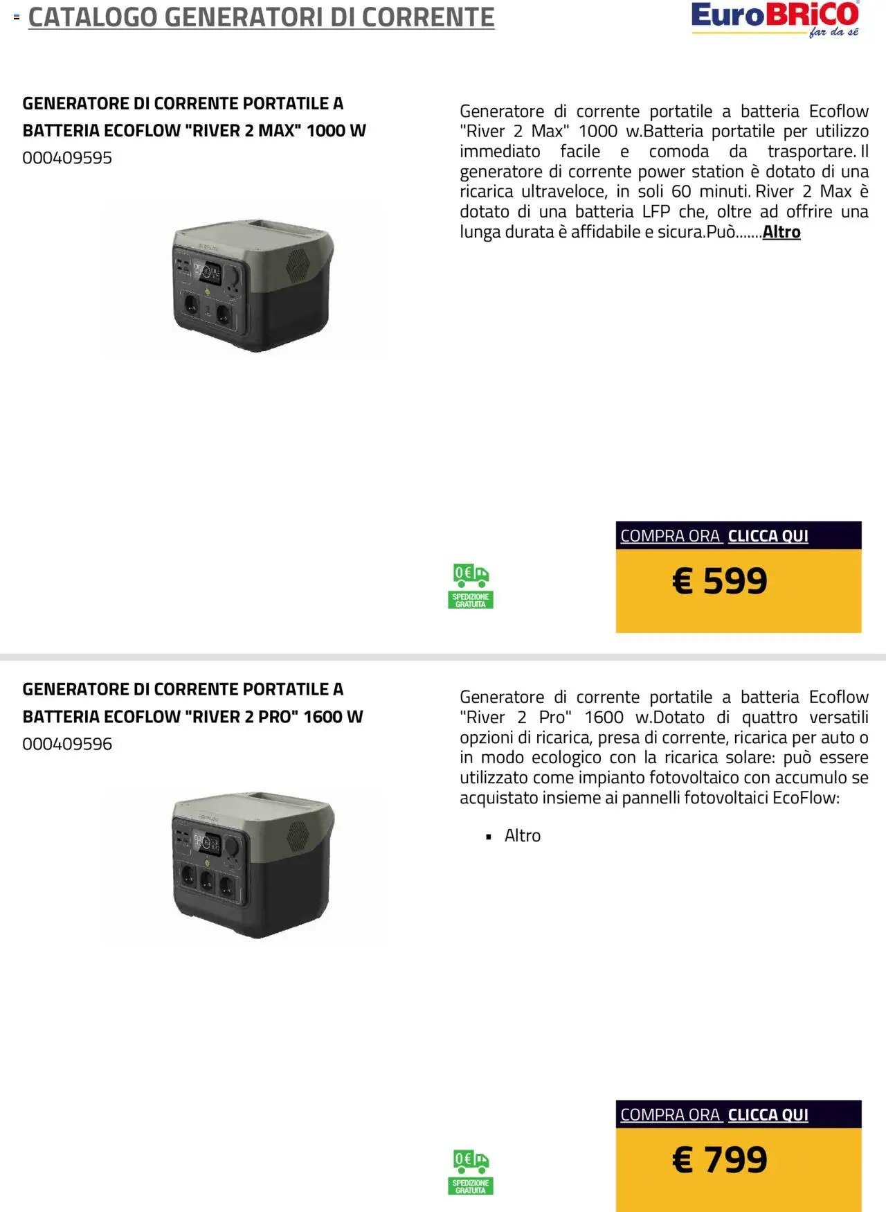 Eurobrico Generatori catalogo