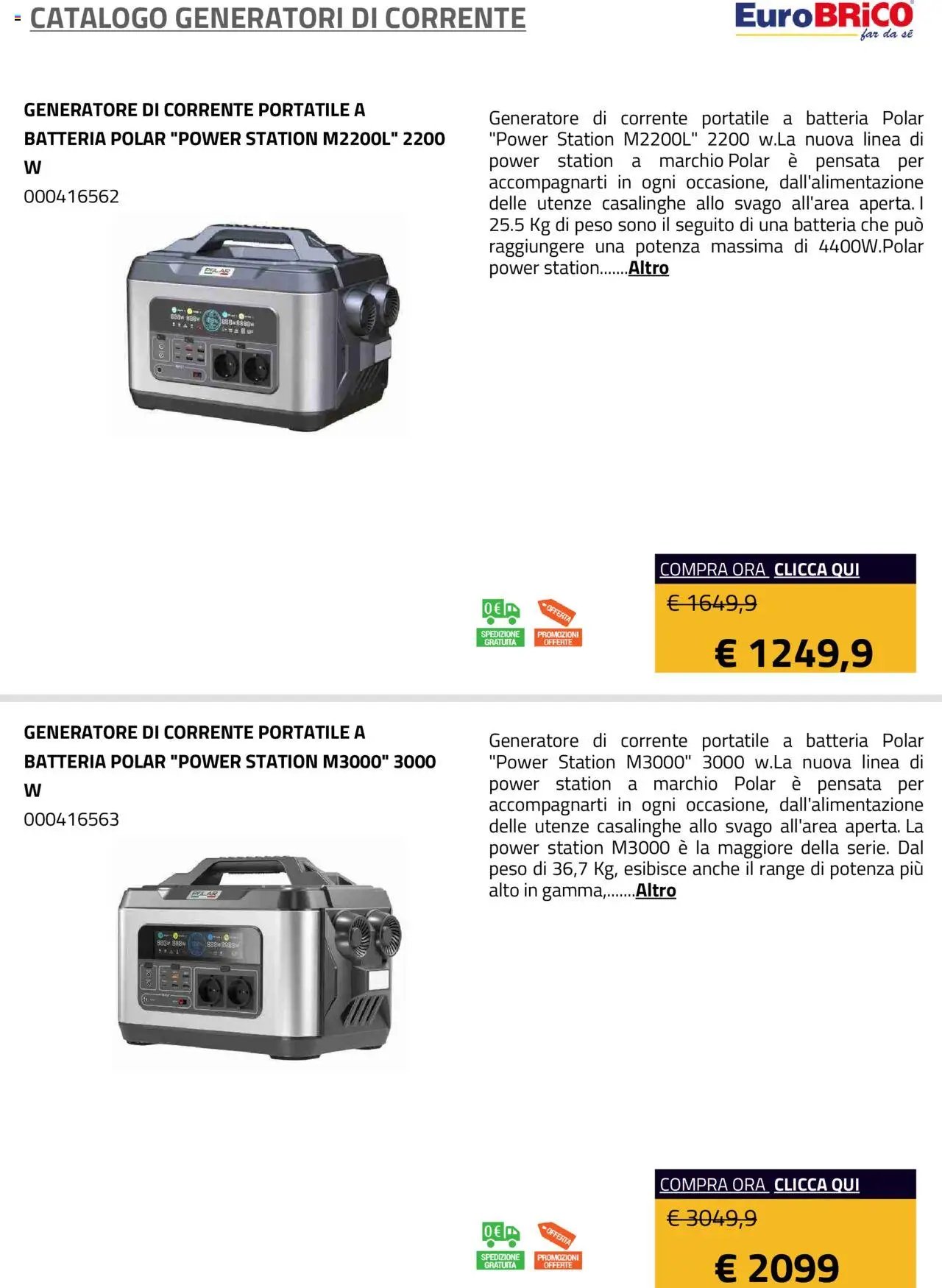 Eurobrico Generatori catalogo