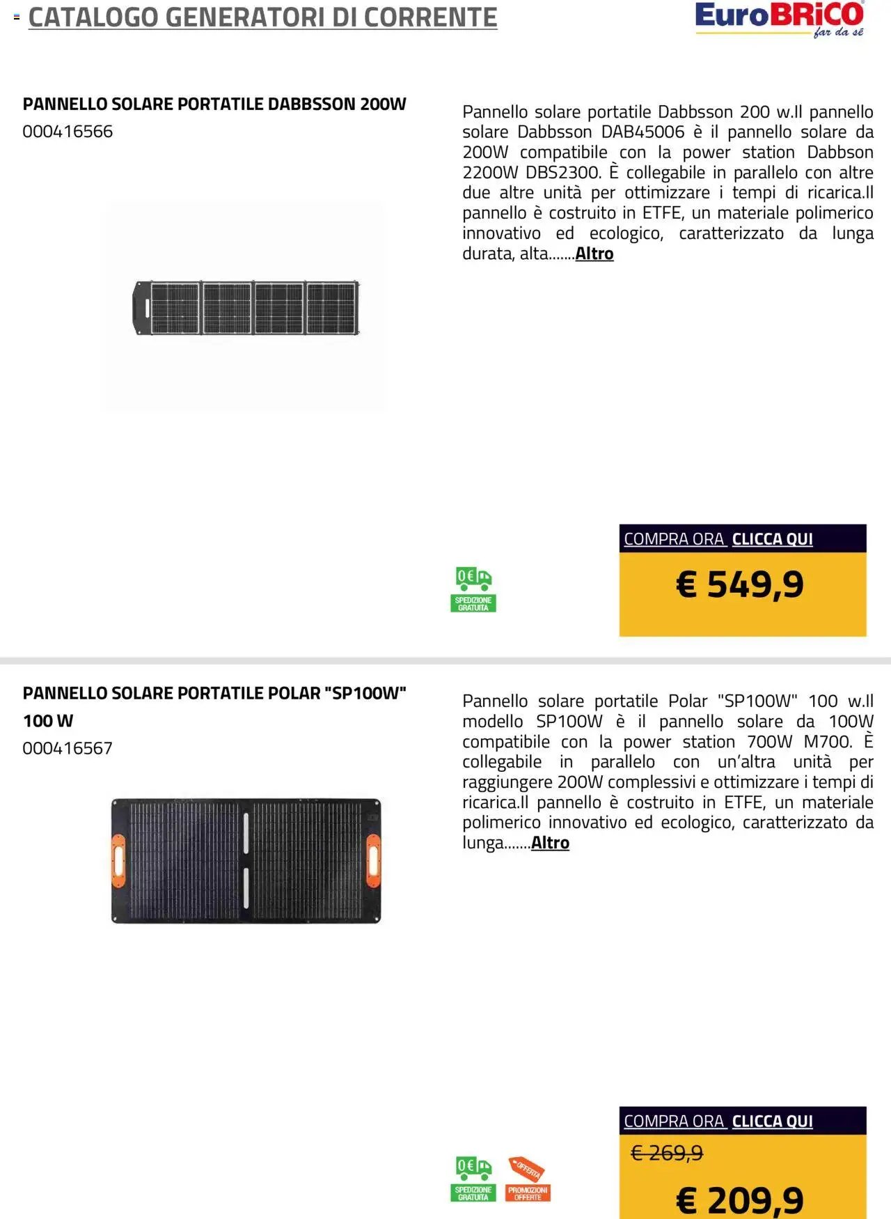 Eurobrico Generatori catalogo