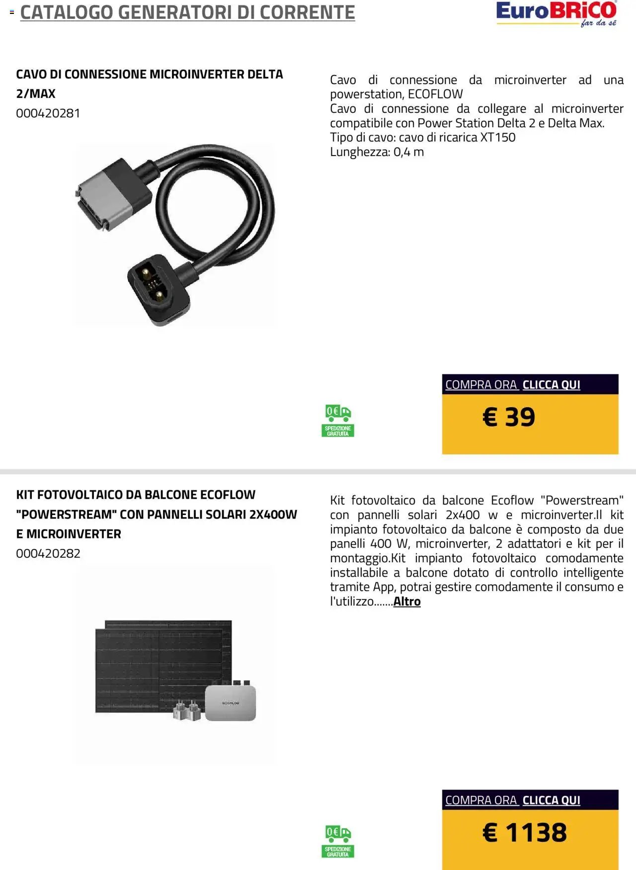 Eurobrico Generatori catalogo