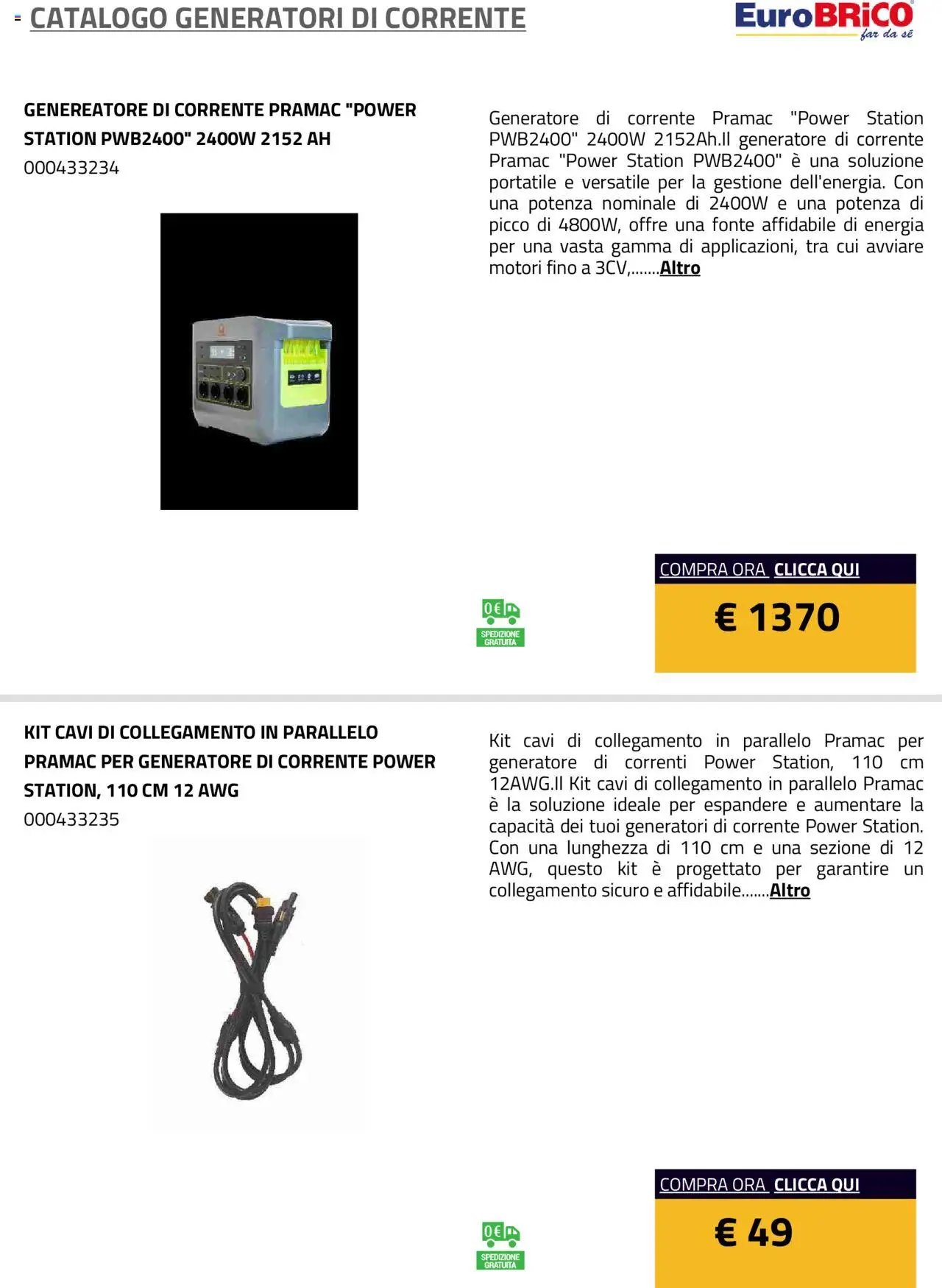 Eurobrico Generatori catalogo