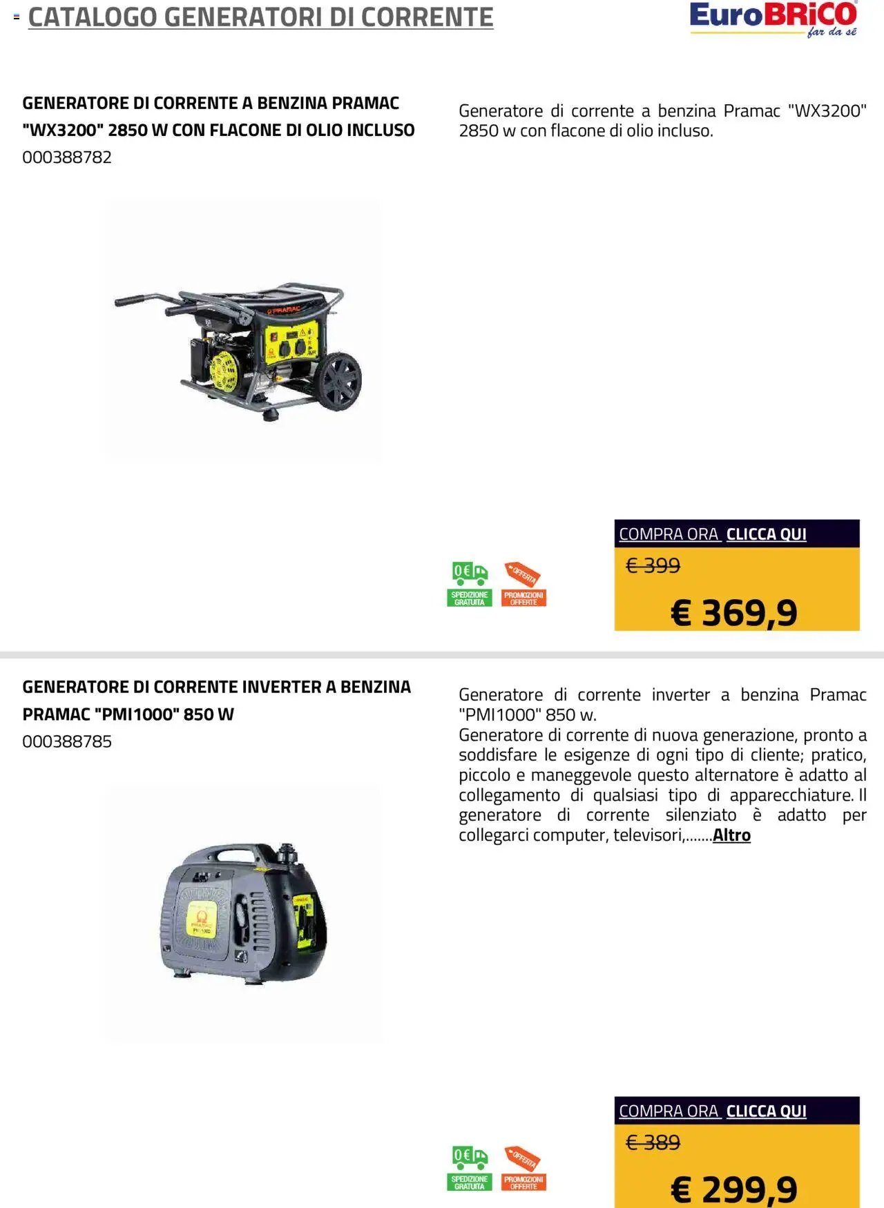 Eurobrico Generatori catalogo