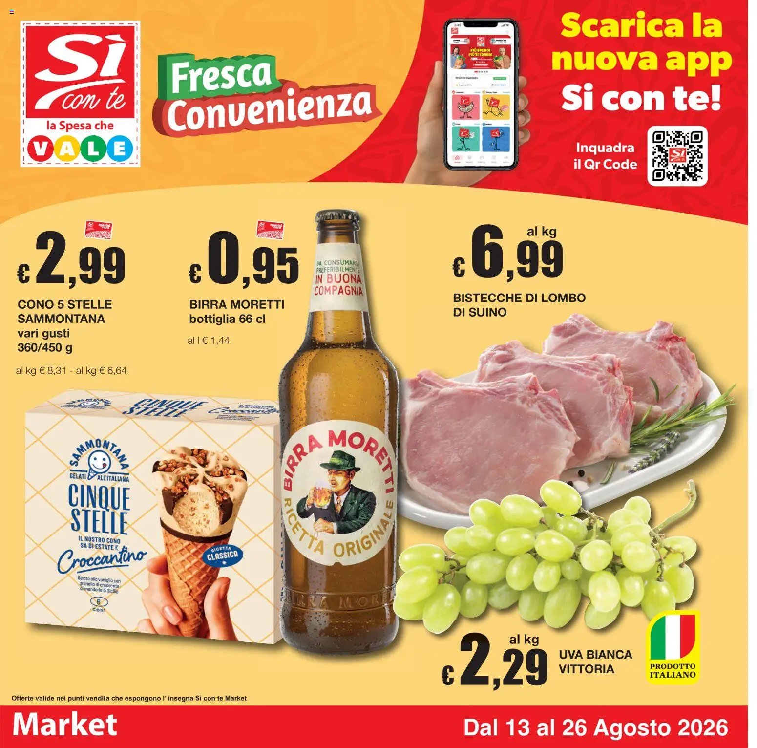 Sì con Te volantino Market