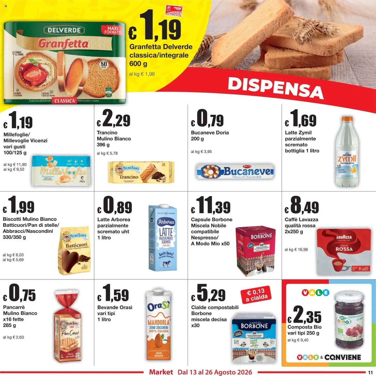 Sì con Te volantino Market