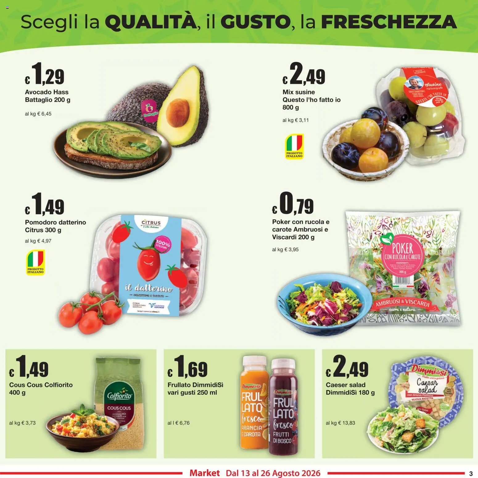 Sì con Te volantino Market