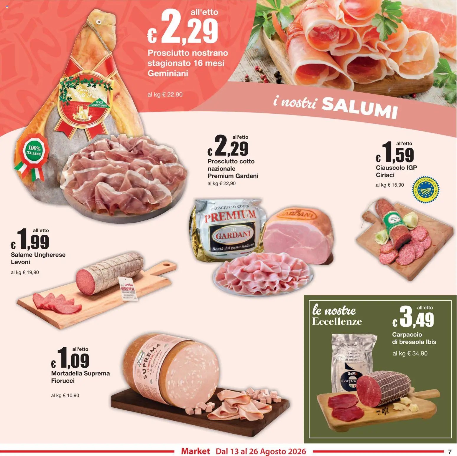 Sì con Te volantino Market
