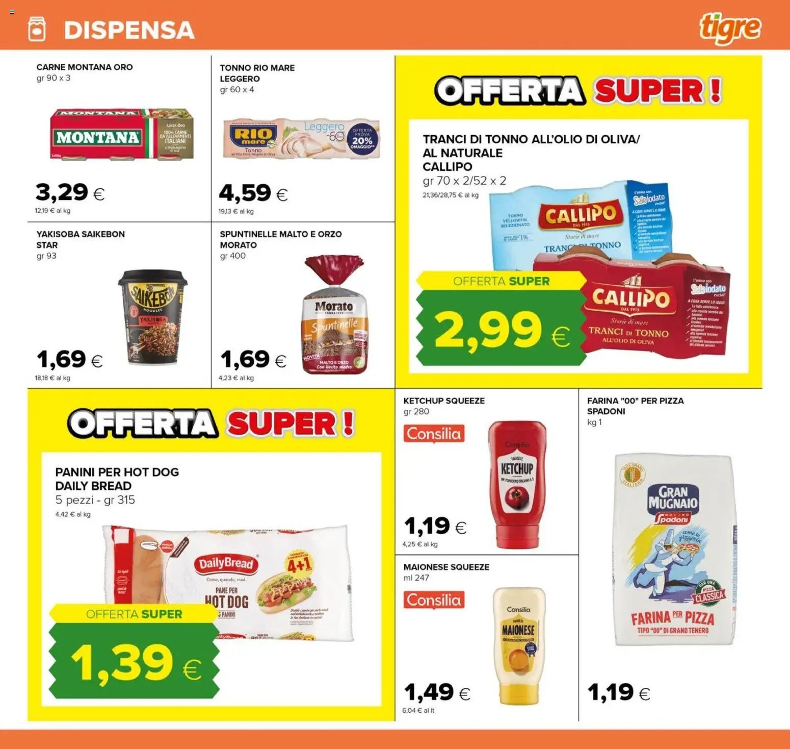 Tigre volantino Jumbo