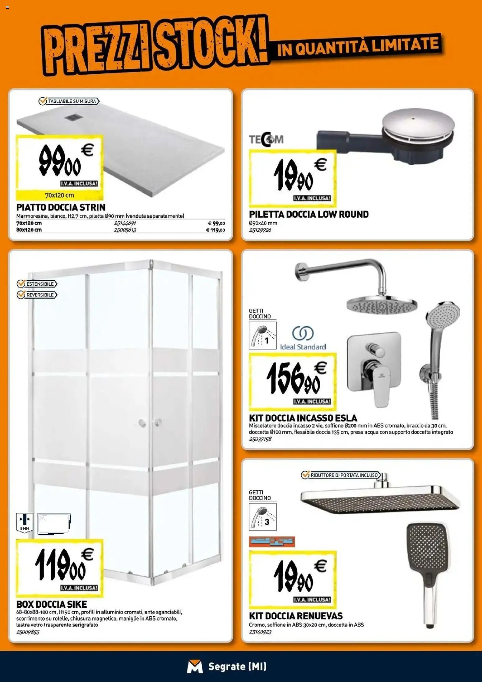 TECNOMAT - Straordinari prezzi stock!