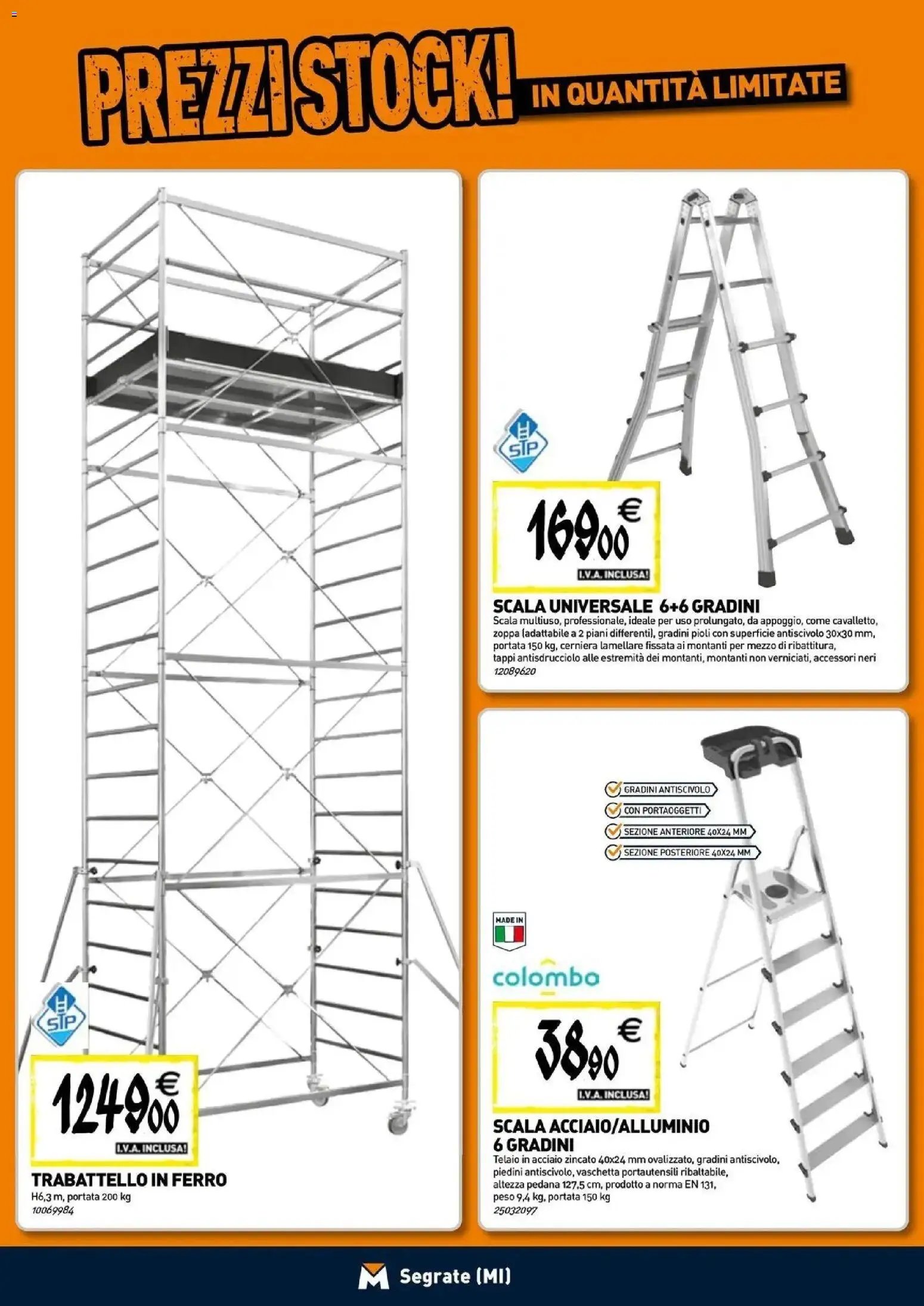 TECNOMAT - Straordinari prezzi stock!