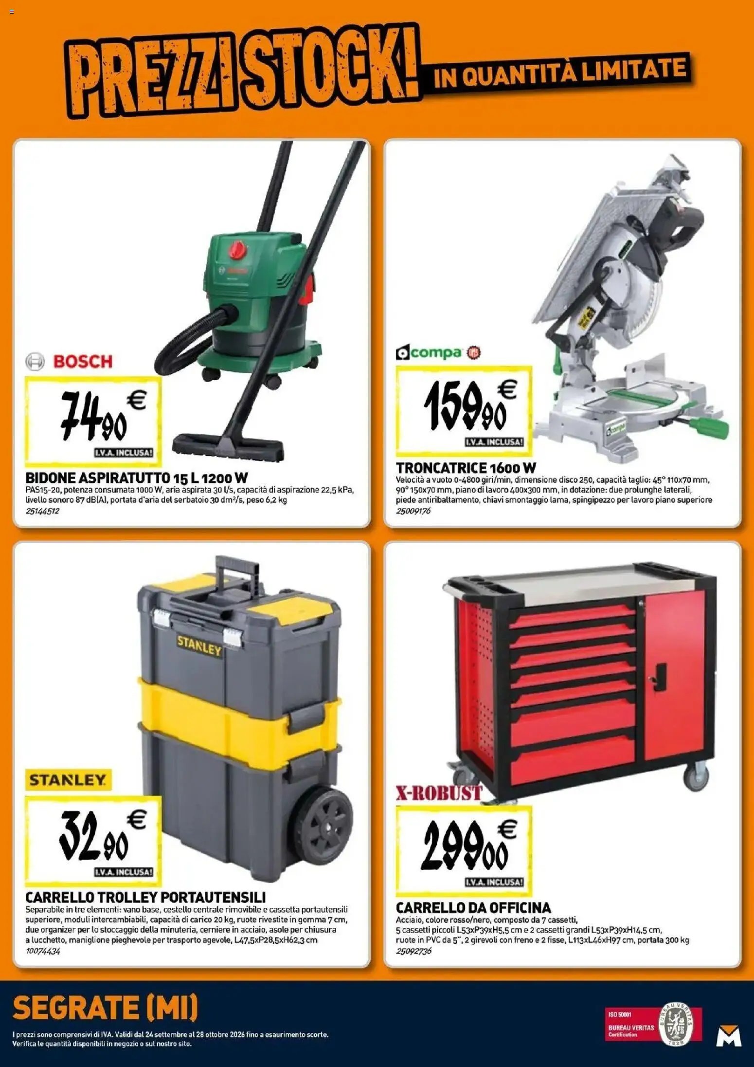 TECNOMAT - Straordinari prezzi stock!