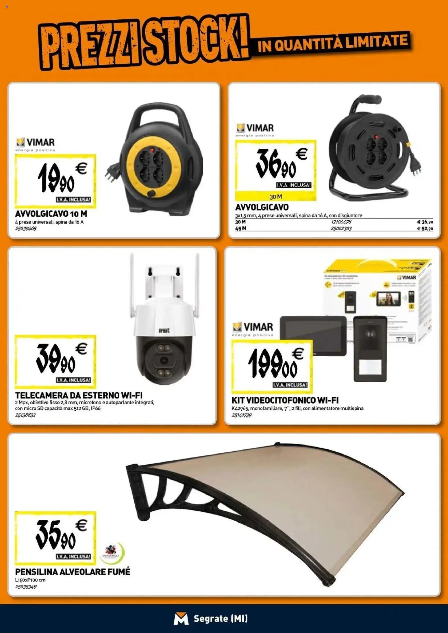 TECNOMAT - Straordinari prezzi stock!