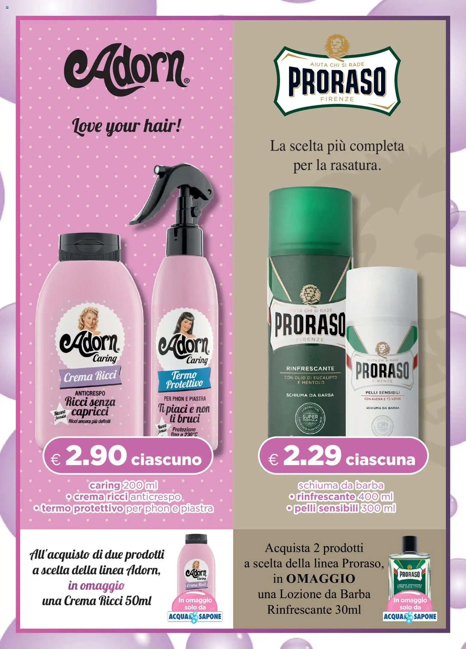 Acqua e Sapone volantino