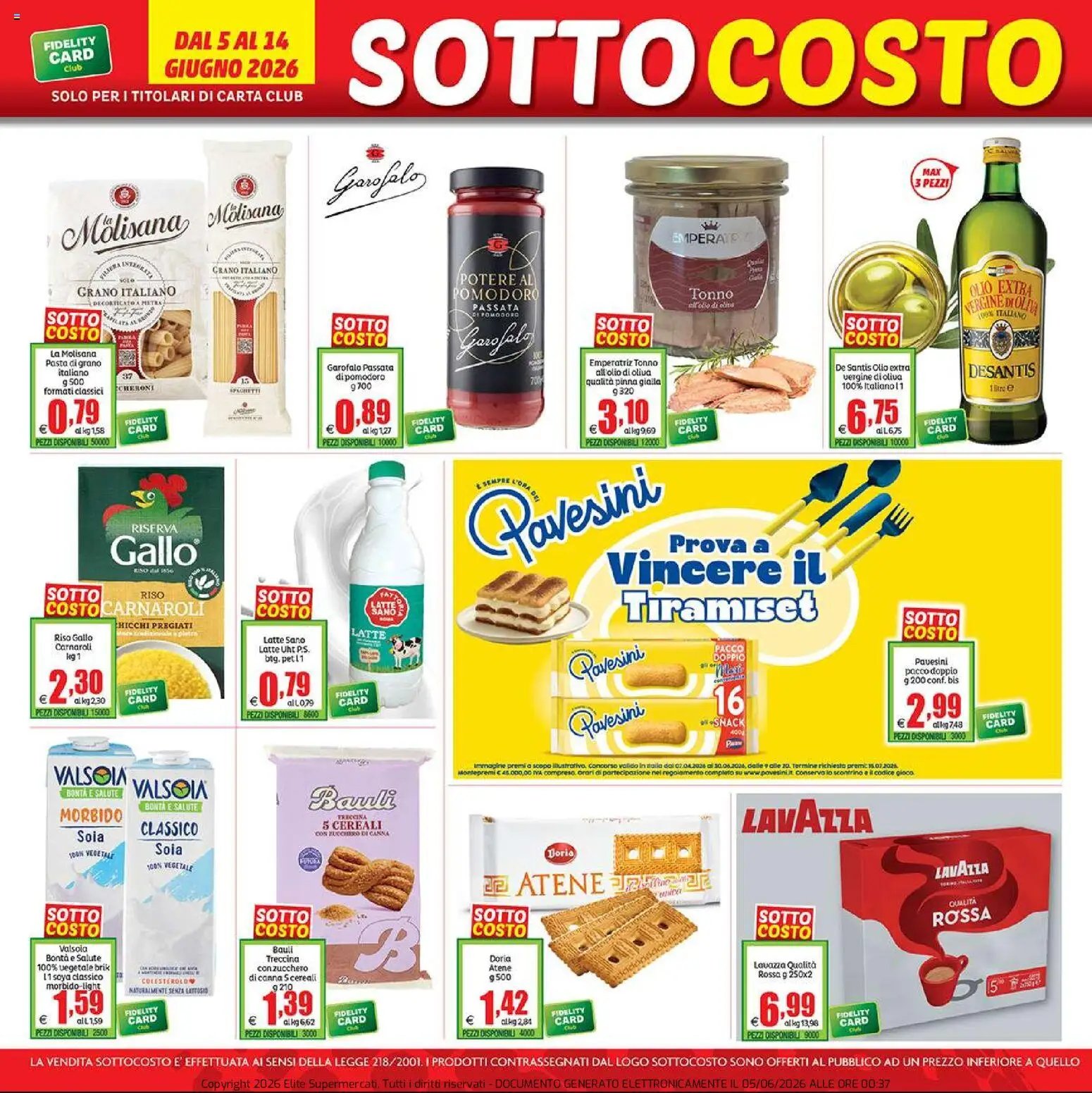 Elite Supermercati volantino Perugia, Ascoli Piceno