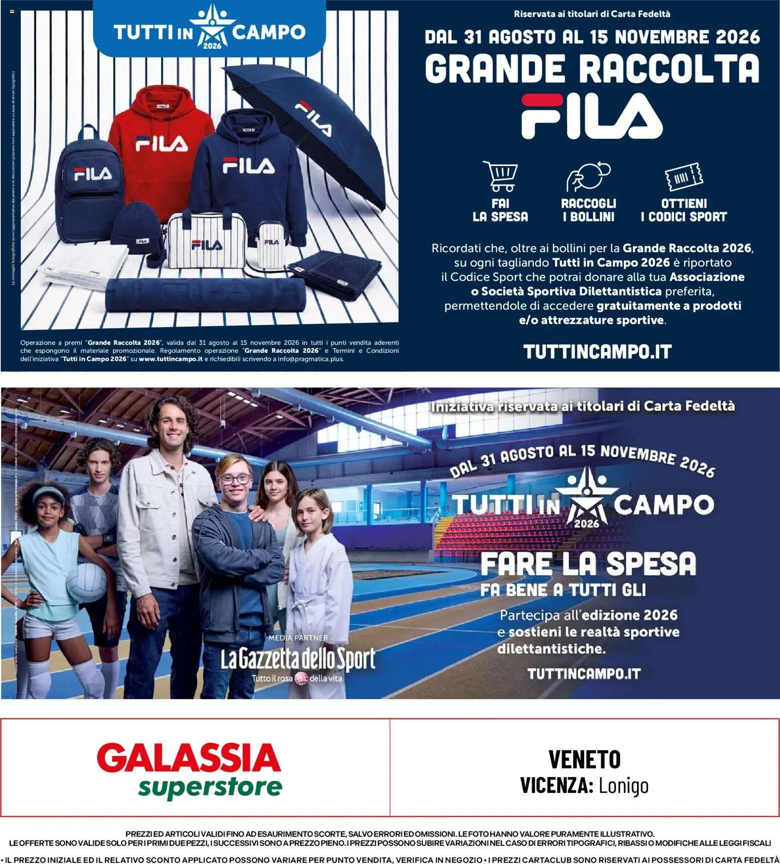 Galassia volantino Superstore