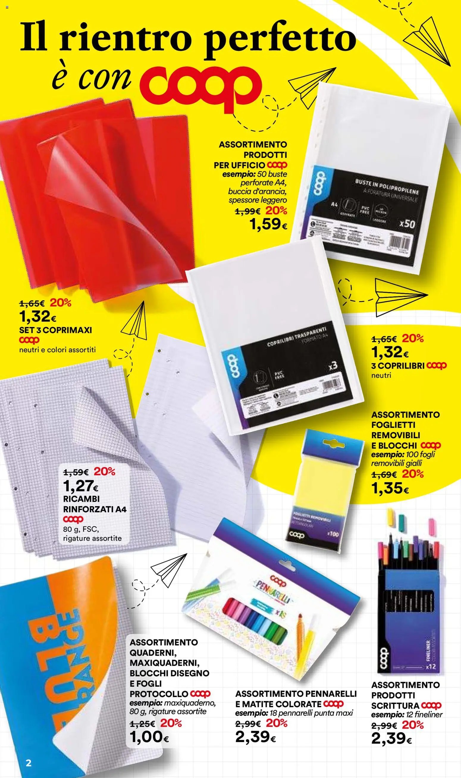 Ipercoop volantino Scuola Lombardia