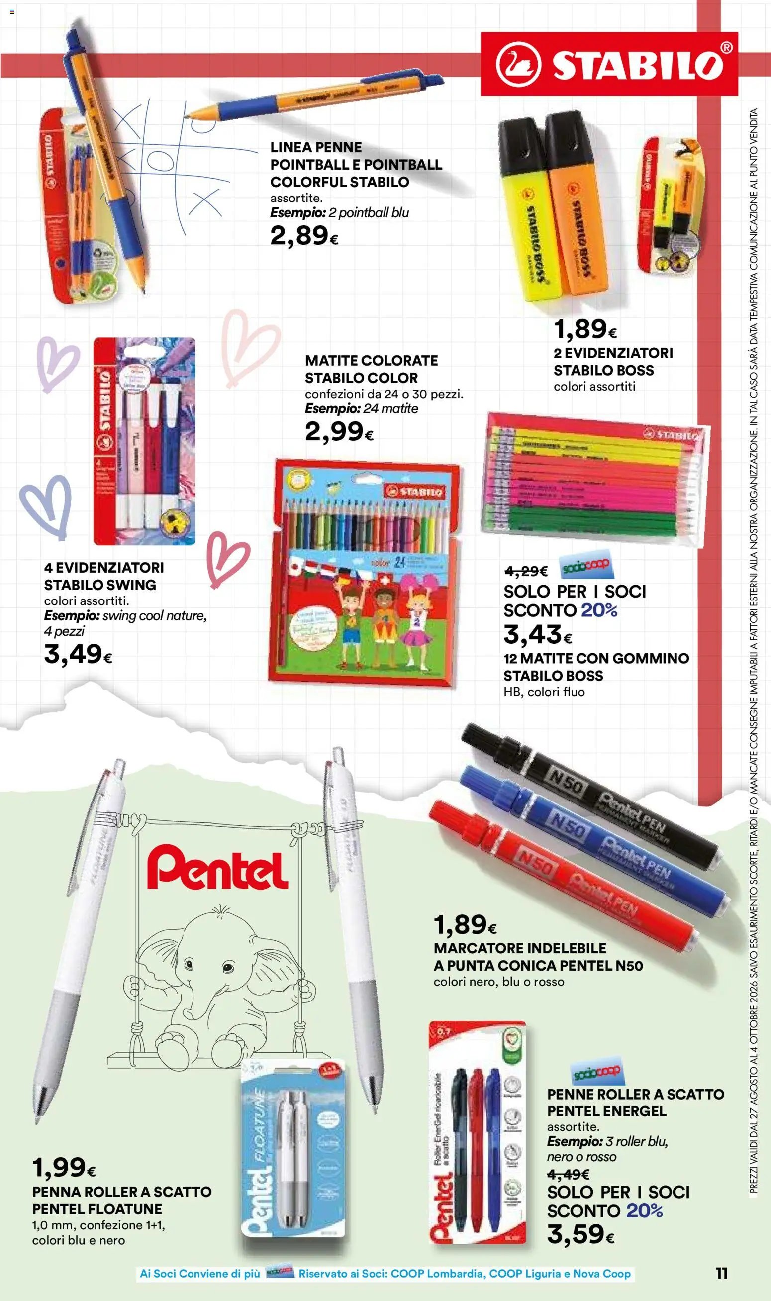 Ipercoop volantino Scuola Lombardia