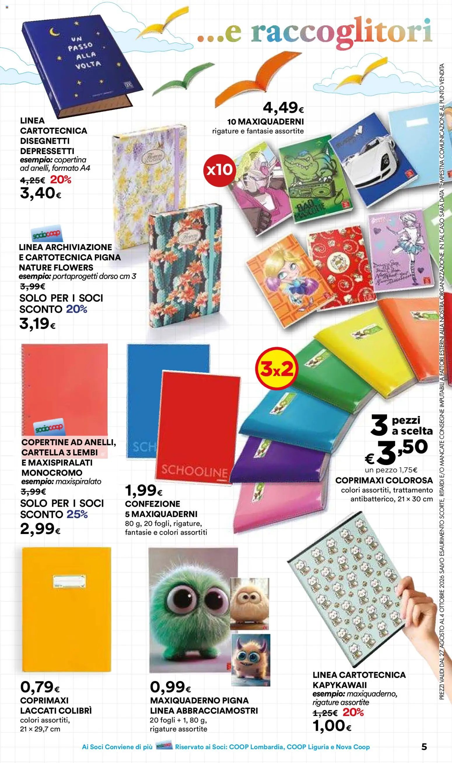 Ipercoop volantino Scuola Lombardia
