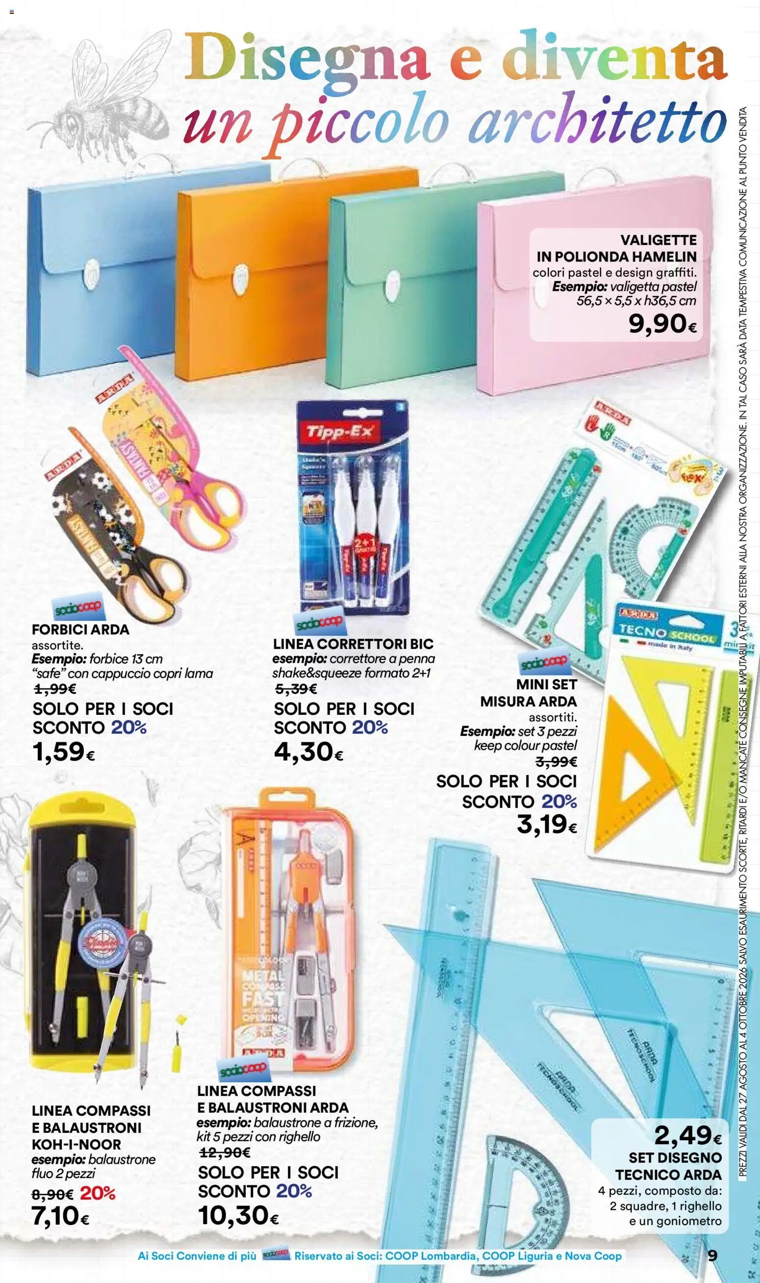 Ipercoop volantino Scuola Lombardia