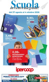 Ipercoop volantino Scuola Lombardia
