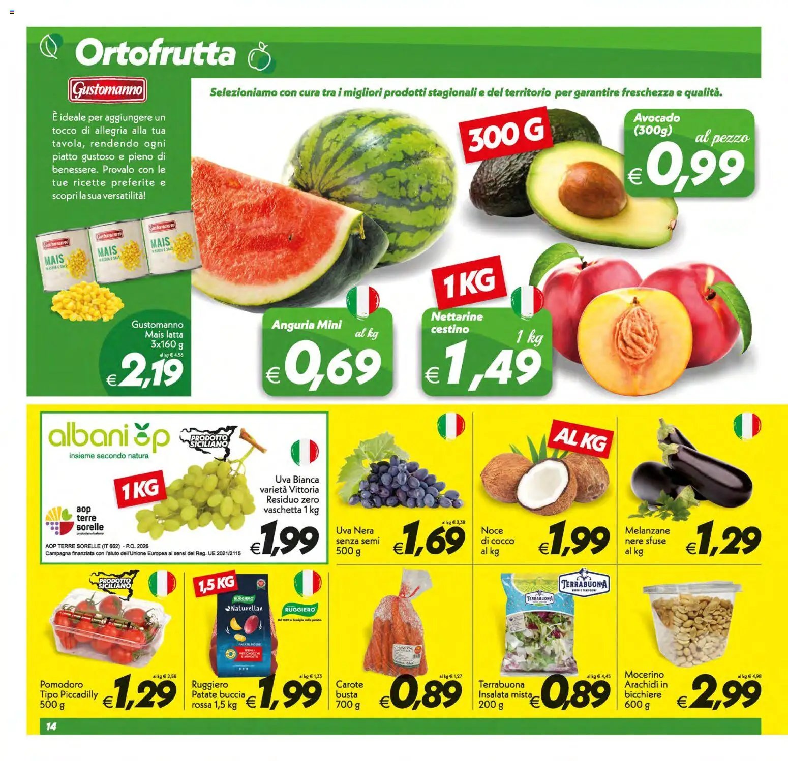 SuperConveniente volantino Caltanissetta, San Cataldo, Avola, Lascari, Milazzo, Barcellona