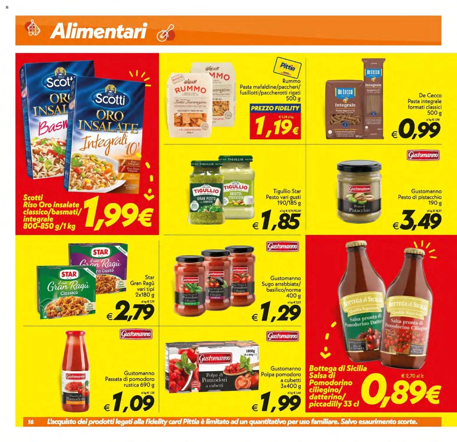 SuperConveniente volantino Caltanissetta, San Cataldo, Avola, Lascari, Milazzo, Barcellona