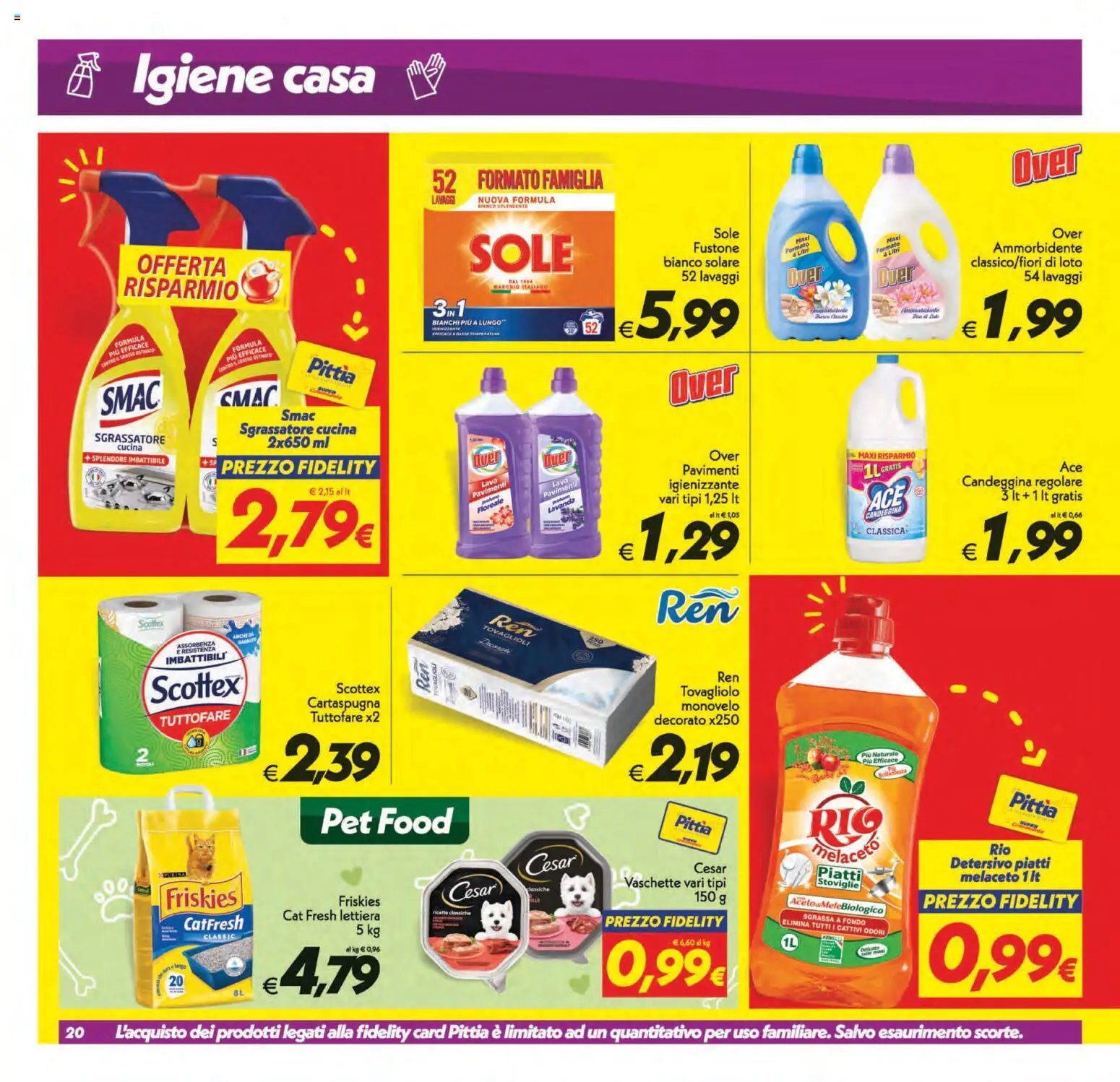 SuperConveniente volantino Caltanissetta, San Cataldo, Avola, Lascari, Milazzo, Barcellona