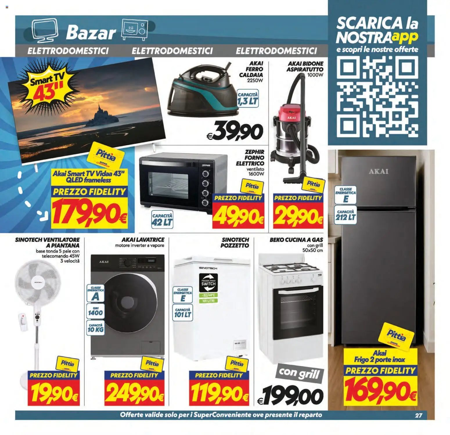 SuperConveniente volantino Caltanissetta, San Cataldo, Avola, Lascari, Milazzo, Barcellona