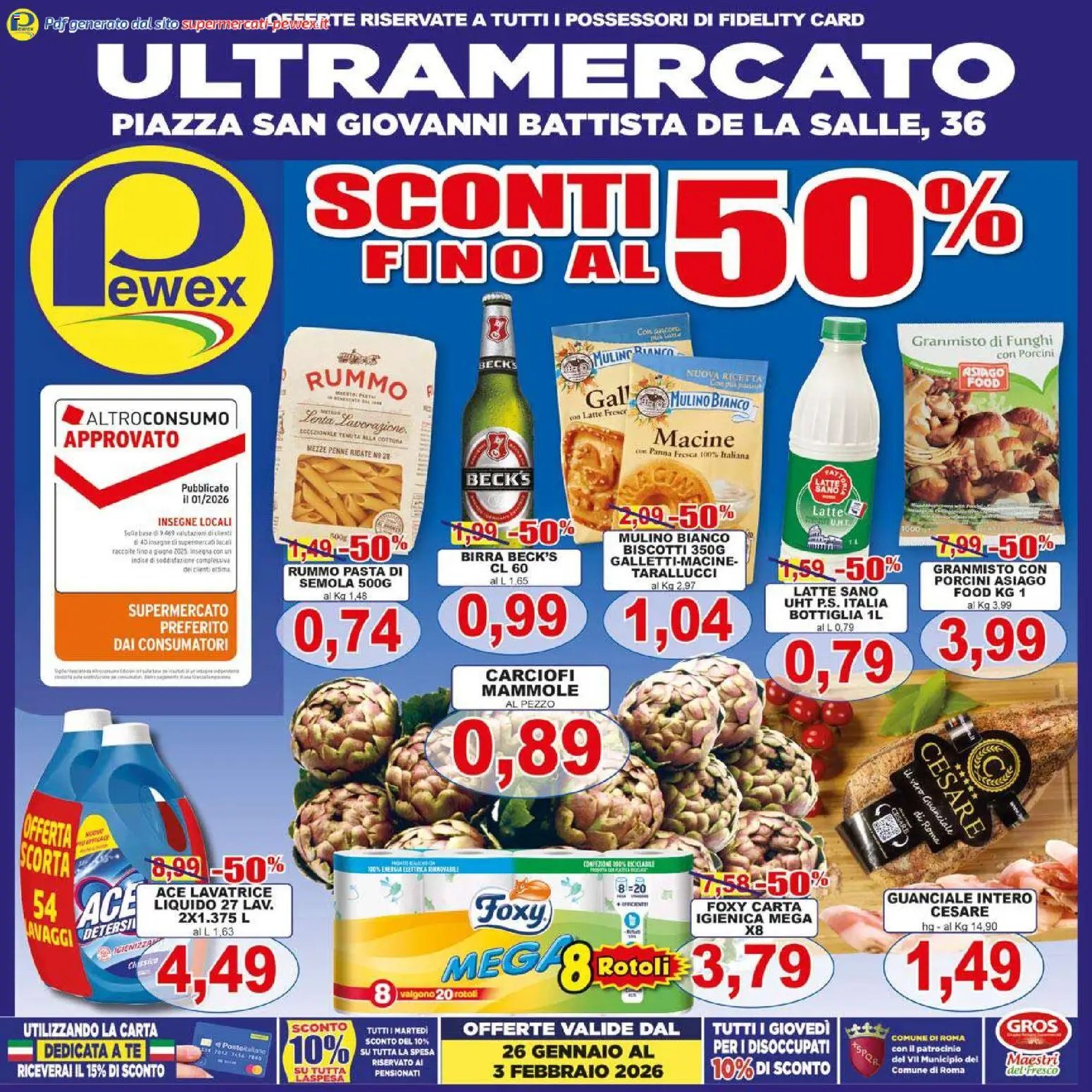 Pewex Piazza San Giovanni Battista de la Salle, 36 catalogo (2026-01-26 - 2026-02-03)